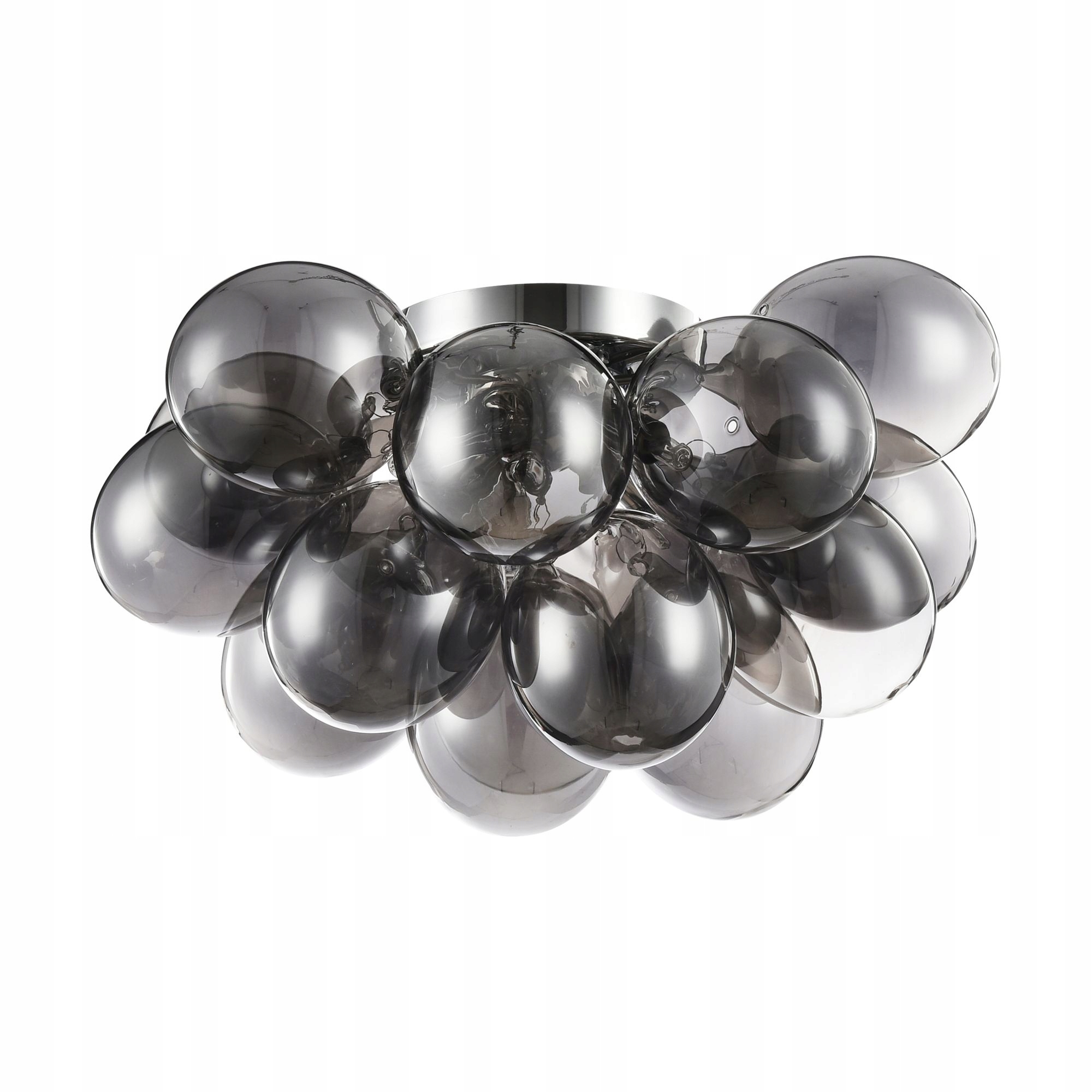 Stropná lampa stropné svietidlo nikel sklenené dymové gule moderná 38 cm Maytoni