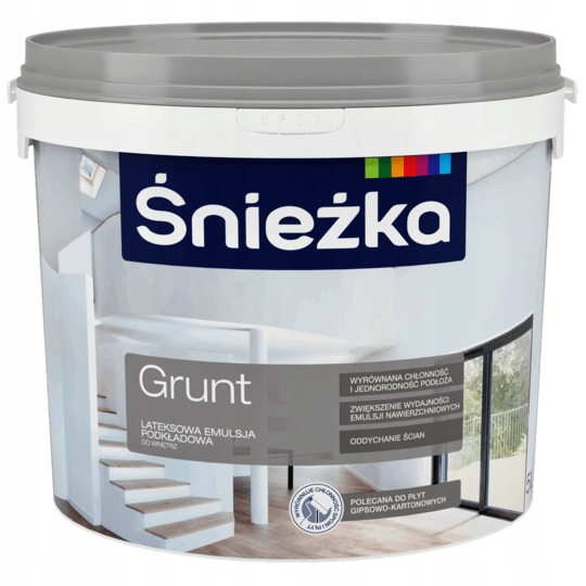

Śnieżka Grunt 5L biała lateksowa podkładowa