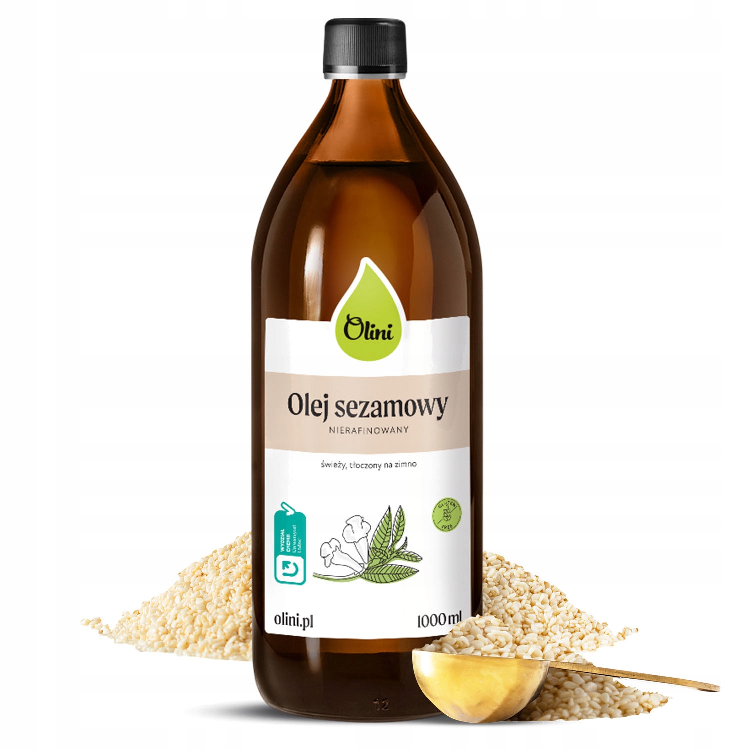 Levně Sezamový olej Lisovaný za studena Olini, litr 1 l