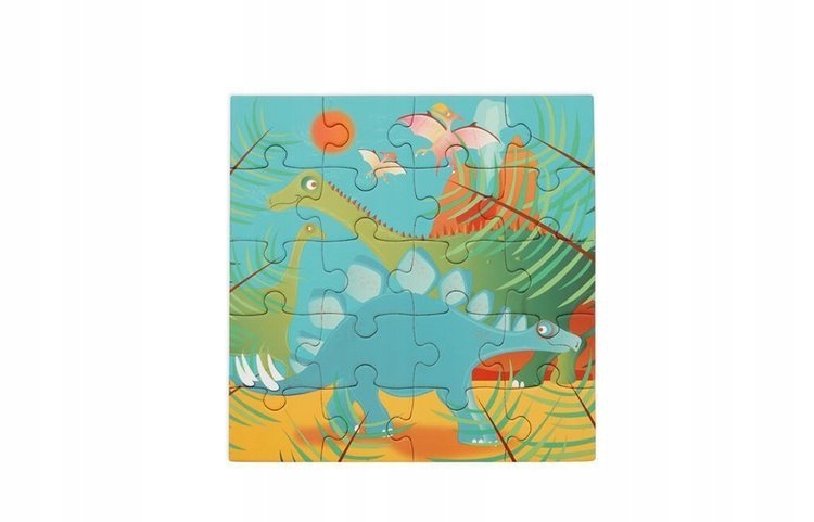 Puzzle Magnetyczne Książka Podróżna Dino 40 el. Kod producenta 6181151