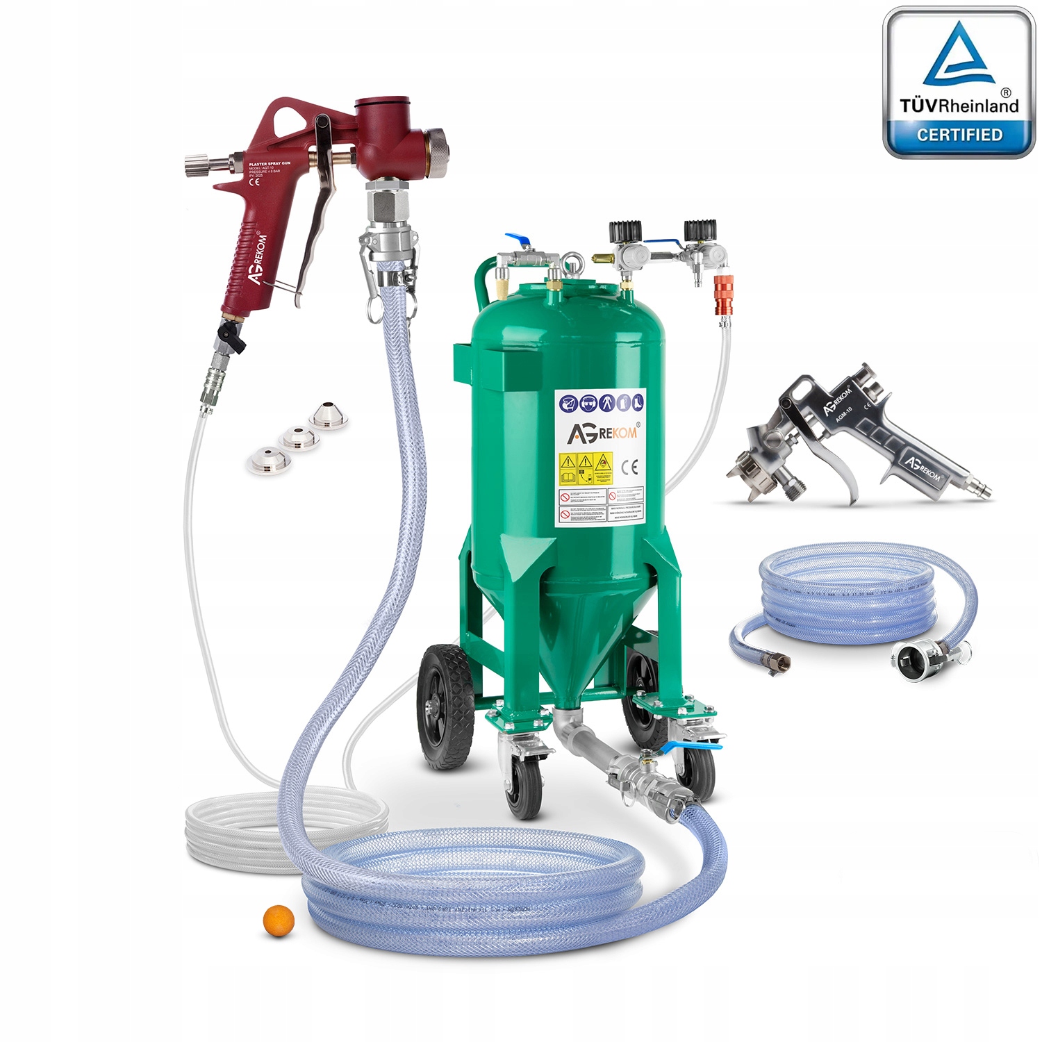 Pneumatický Agregát Omítka Gips Barvy Postřik Izolace Impregnat fólie