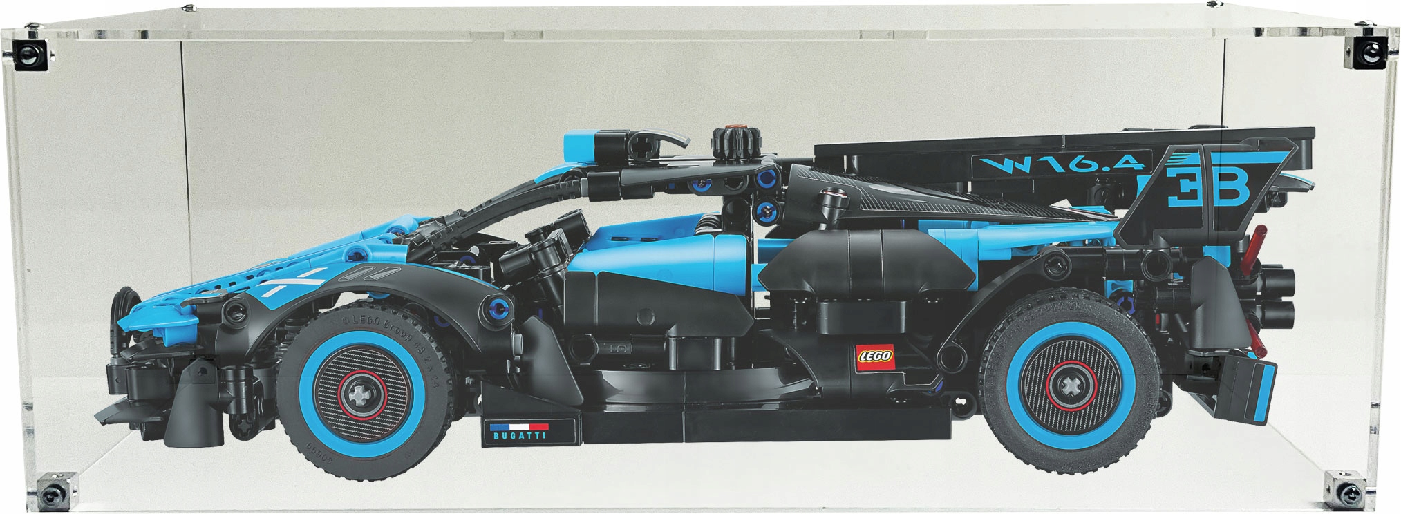 Vitrína Drewlandia pro sadu Lego 42162 Technic Bugatti Bolide Agile