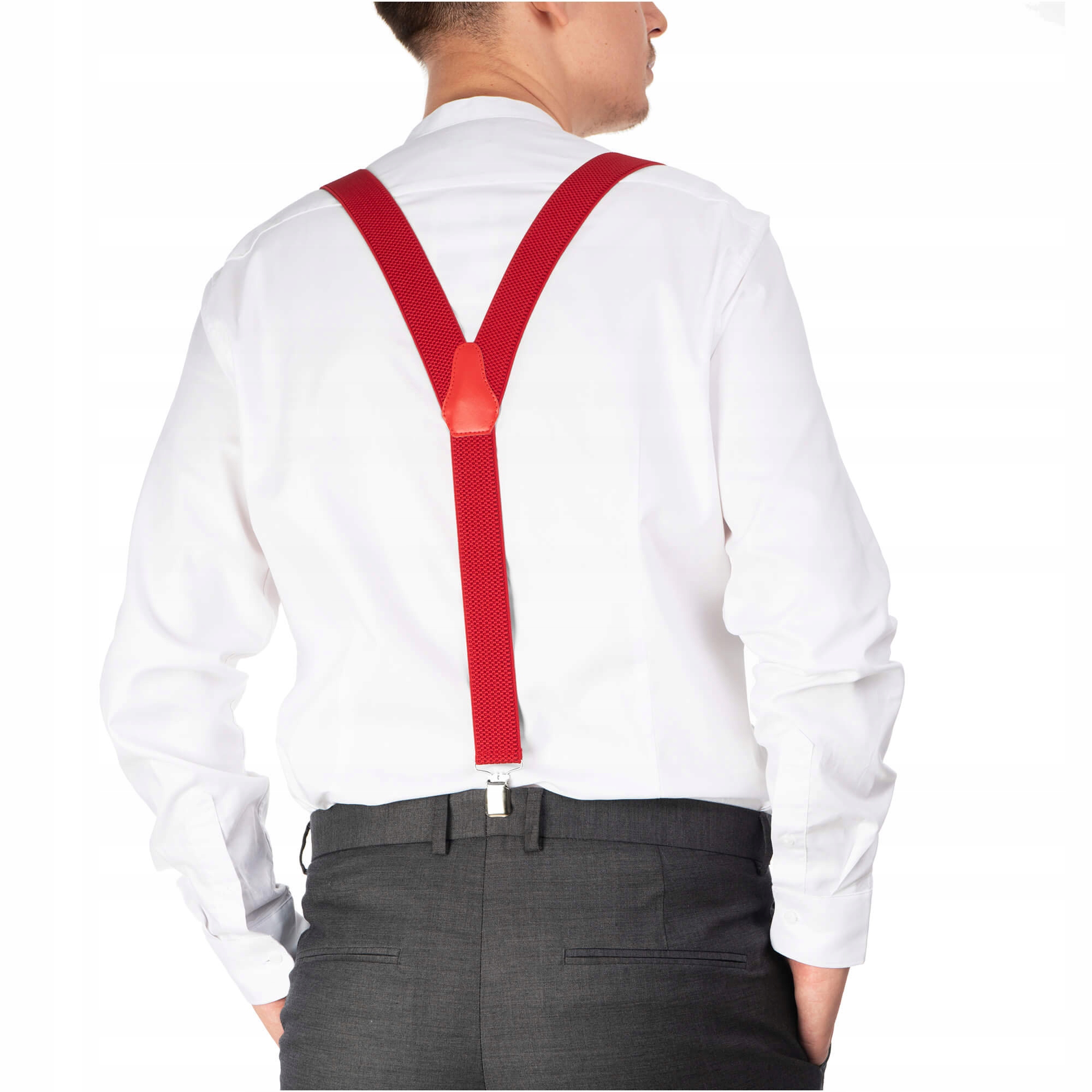 SZELKI MĘSKIE DO SPODNI KLASYCZNE POLSKIE Materiał dominujący guma