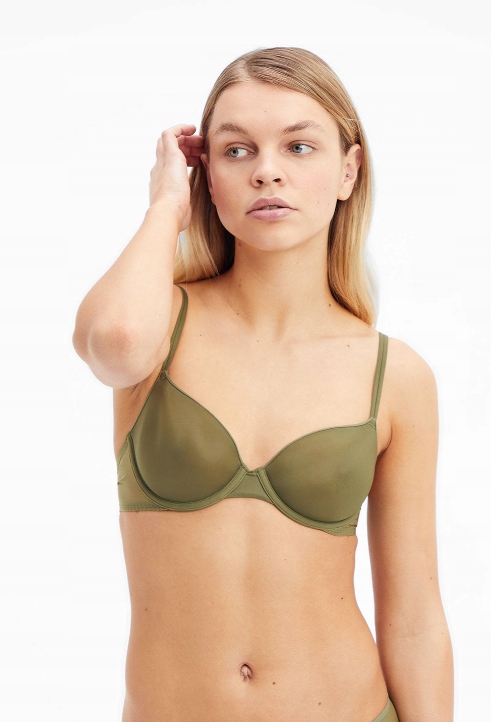 Calvin Klein Podprsenka S Kosticí Zelená 70C 2A2E2_I* Tia