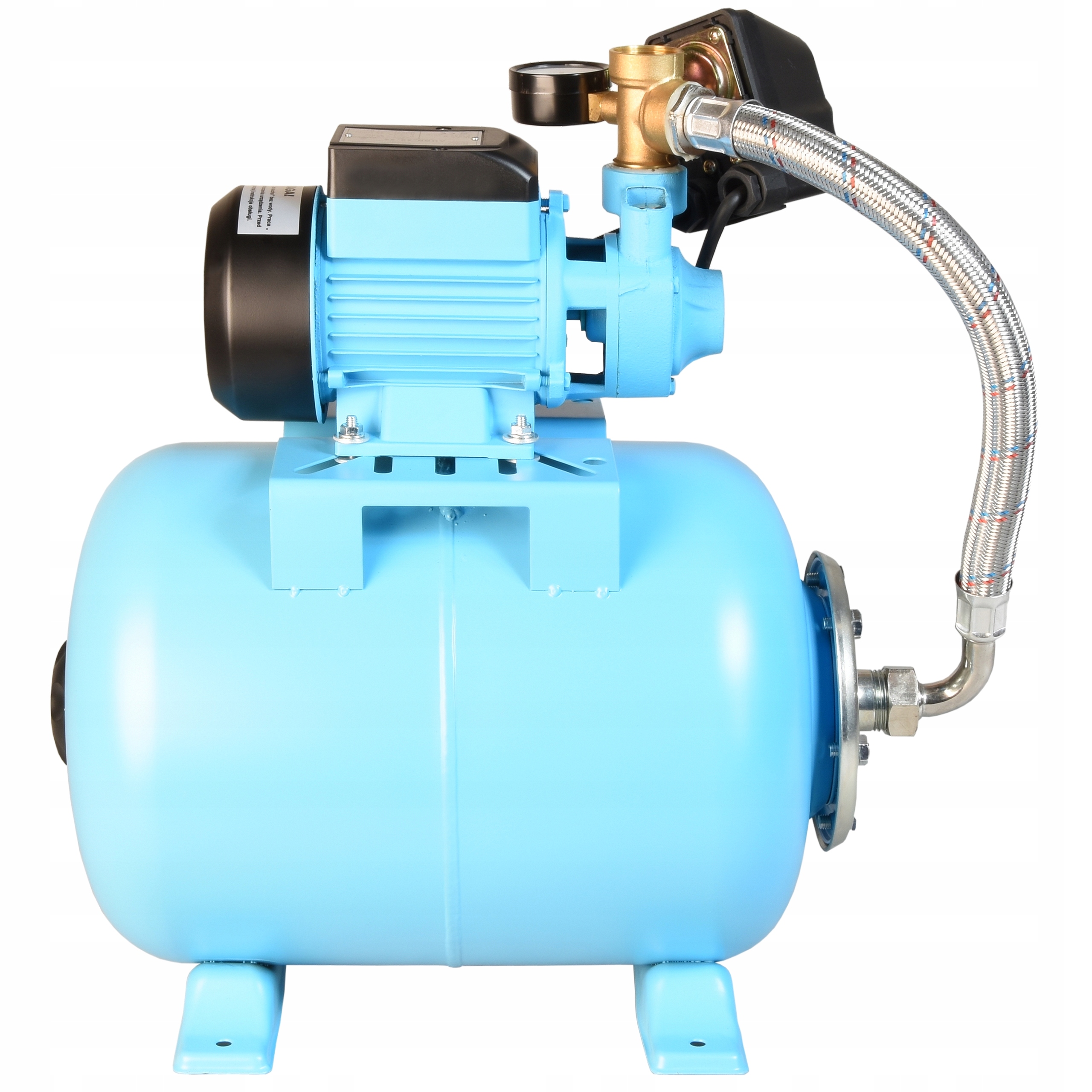 Zložený Skrútený Hydrofor 24 L Čerpadlo 370 W 2100 L/h Príslušenstvo Hadica