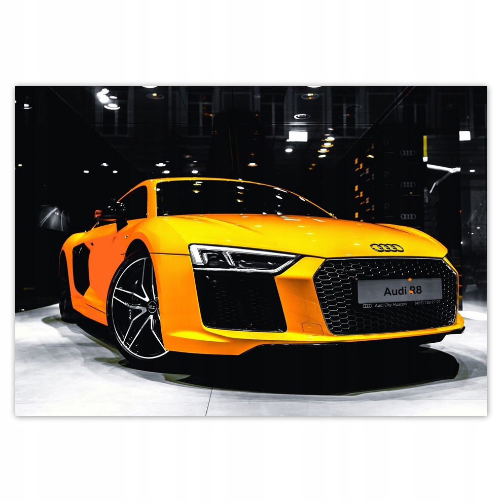 

Fototapety flizelina 312x219 Żółte Audi R8