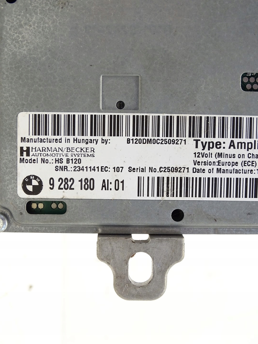 module amplifier HARMAN BMW Z4 E89 9282180