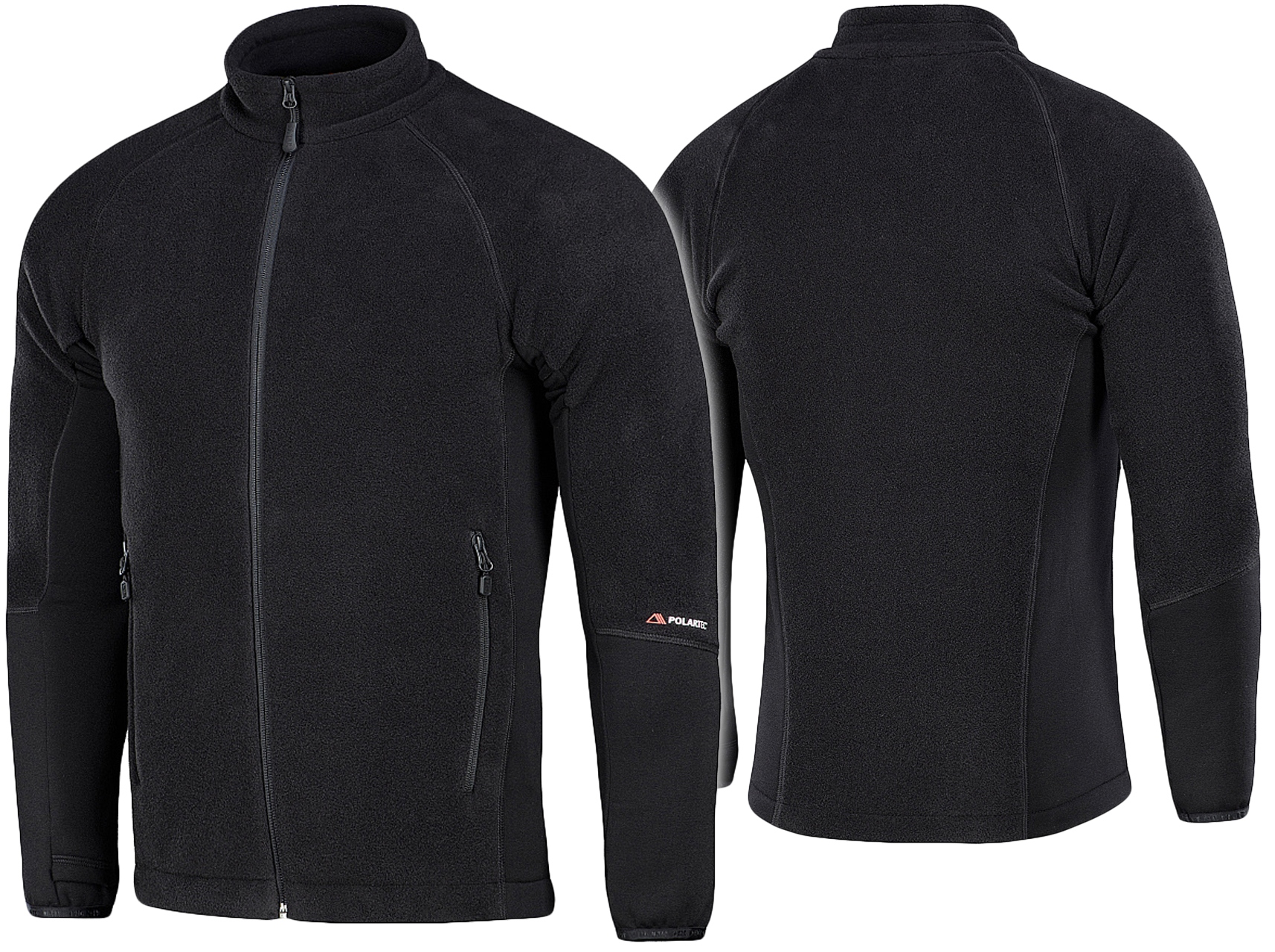 Pánská Rozepínací mikina Bez Kapuce Polar Polartec Sport M-Tac Black L