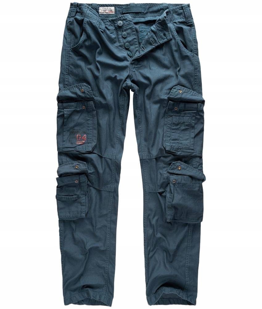 Pánské taktické bojové kalhoty Surplus Airborne Slimmy Navy Tmavě modré L