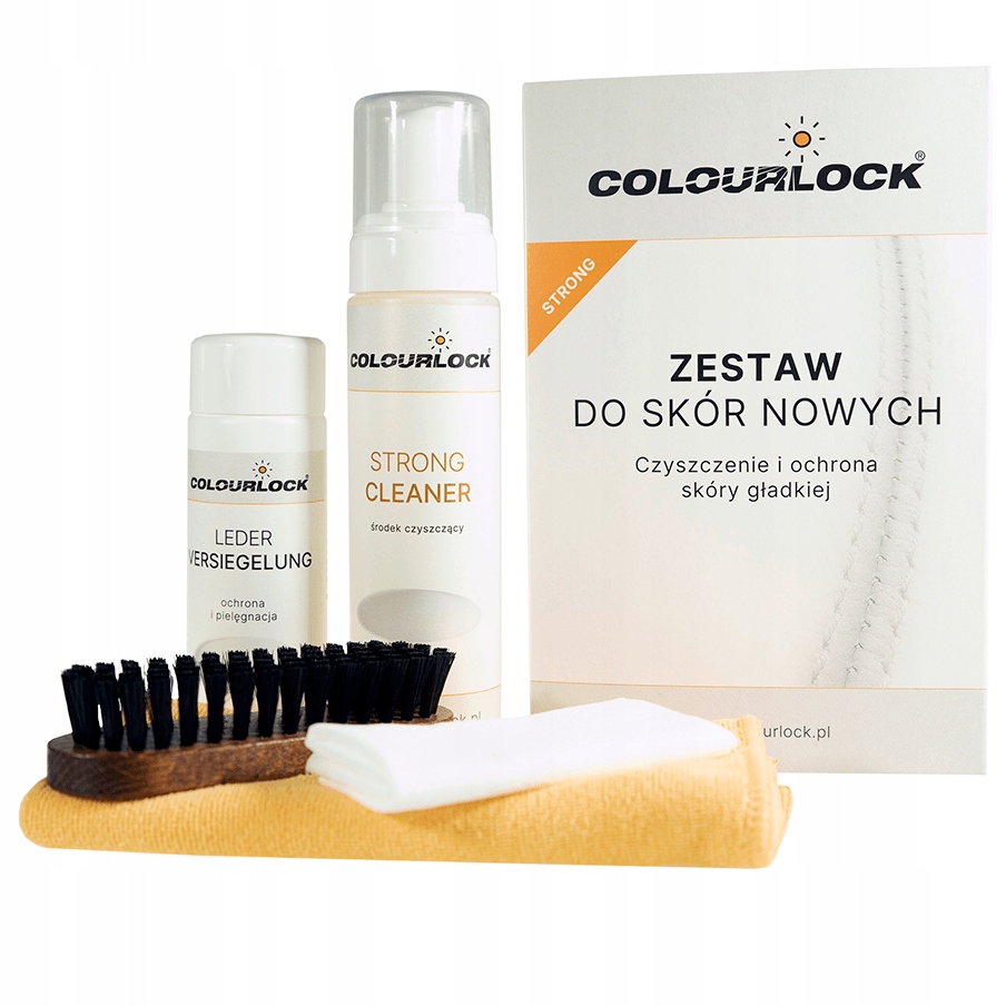 

Colourlock Strong zestaw do czyszczenia skór 4w1