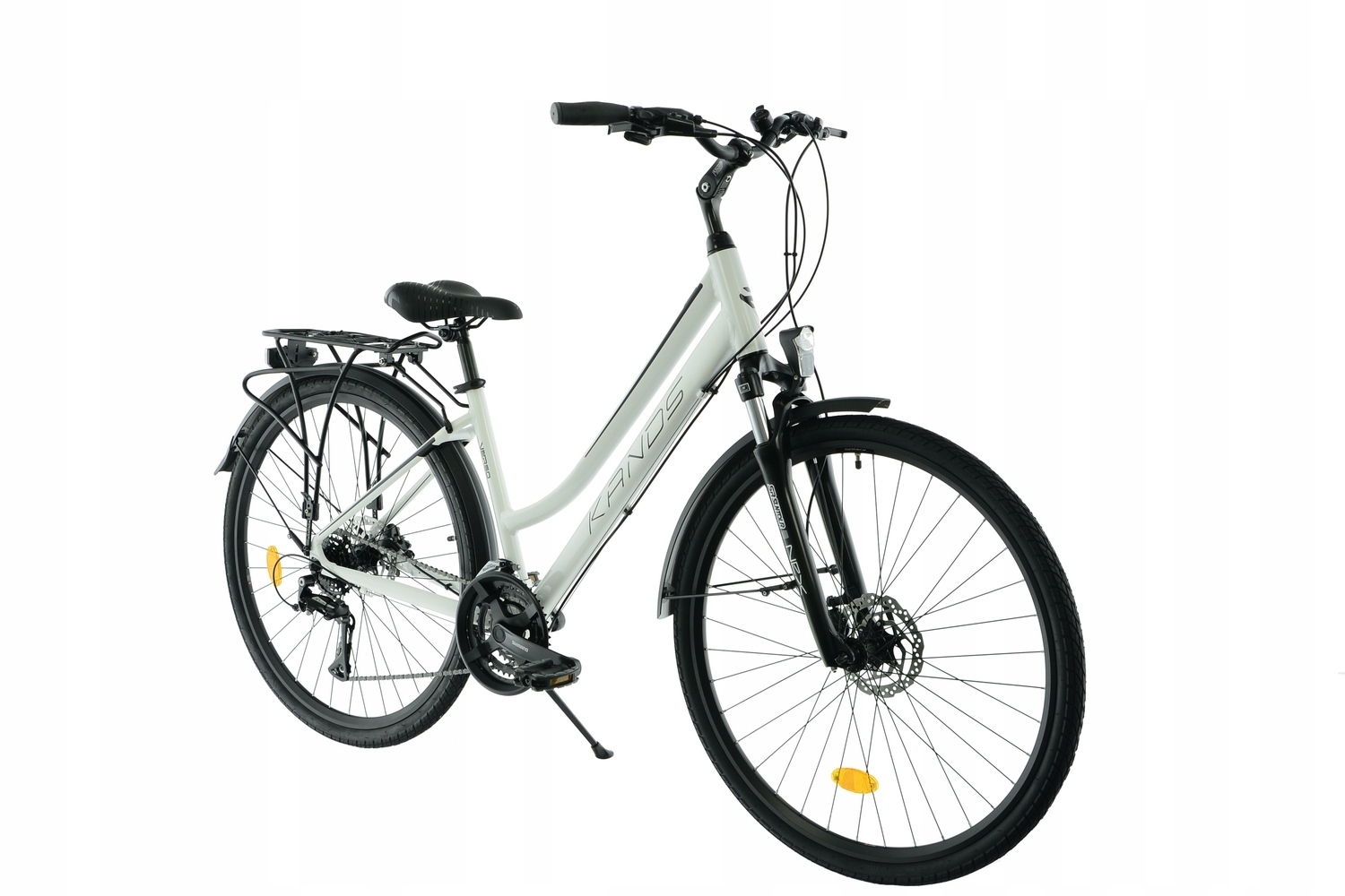 Rower Trekkingowy Kands 28 Verso V1 r19' biały SHIMANO HYDRAULIKA r25D