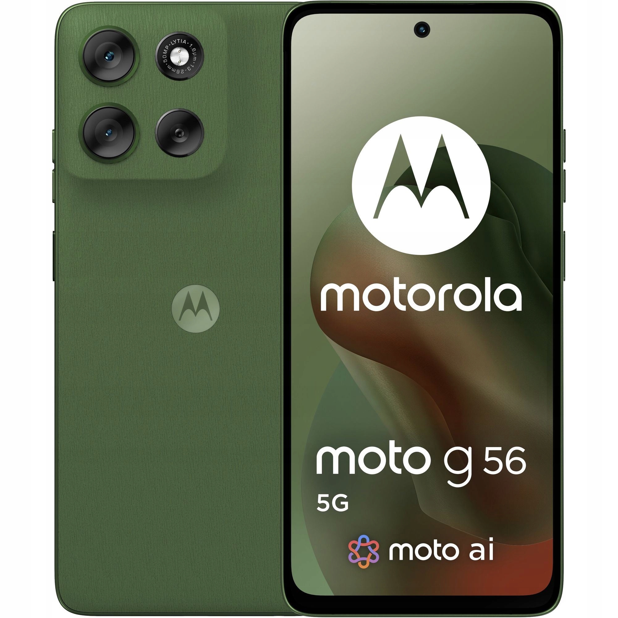 Smartfon Motorola Moto G56 6.72" 8/256 Gb 5G 5200 mAh Usb-c Zielony