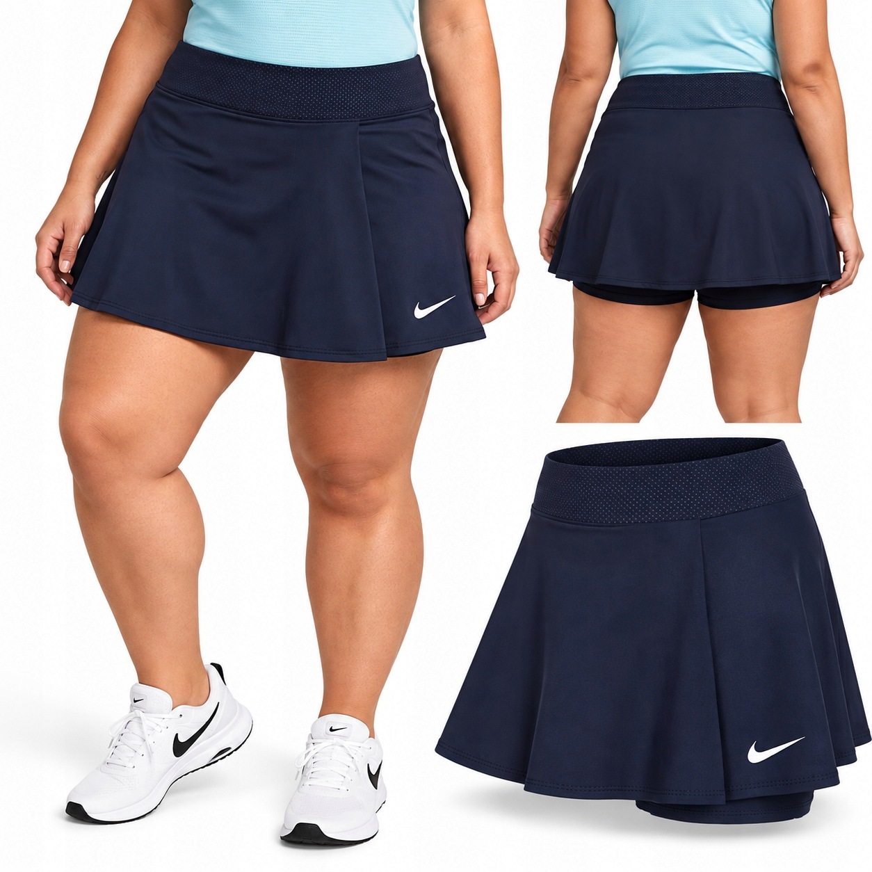 Spódnico Spodenki Damskie Nike Court Tenisowe Plus Size DB6604-451 1X