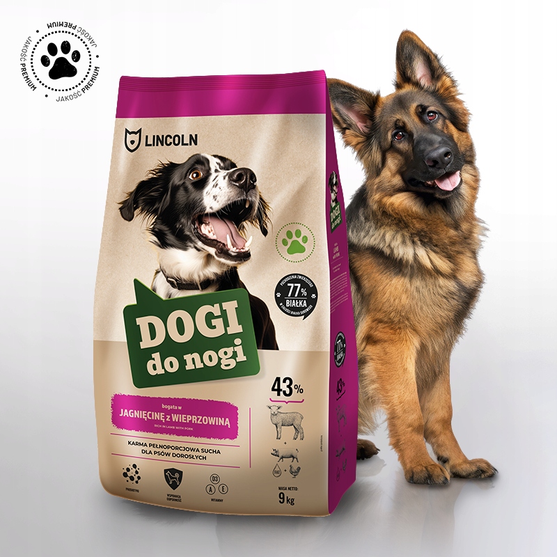 Levně Novinka Suché Krmivo pro psa 9 kg Jehněčí Premium Zdravá strava