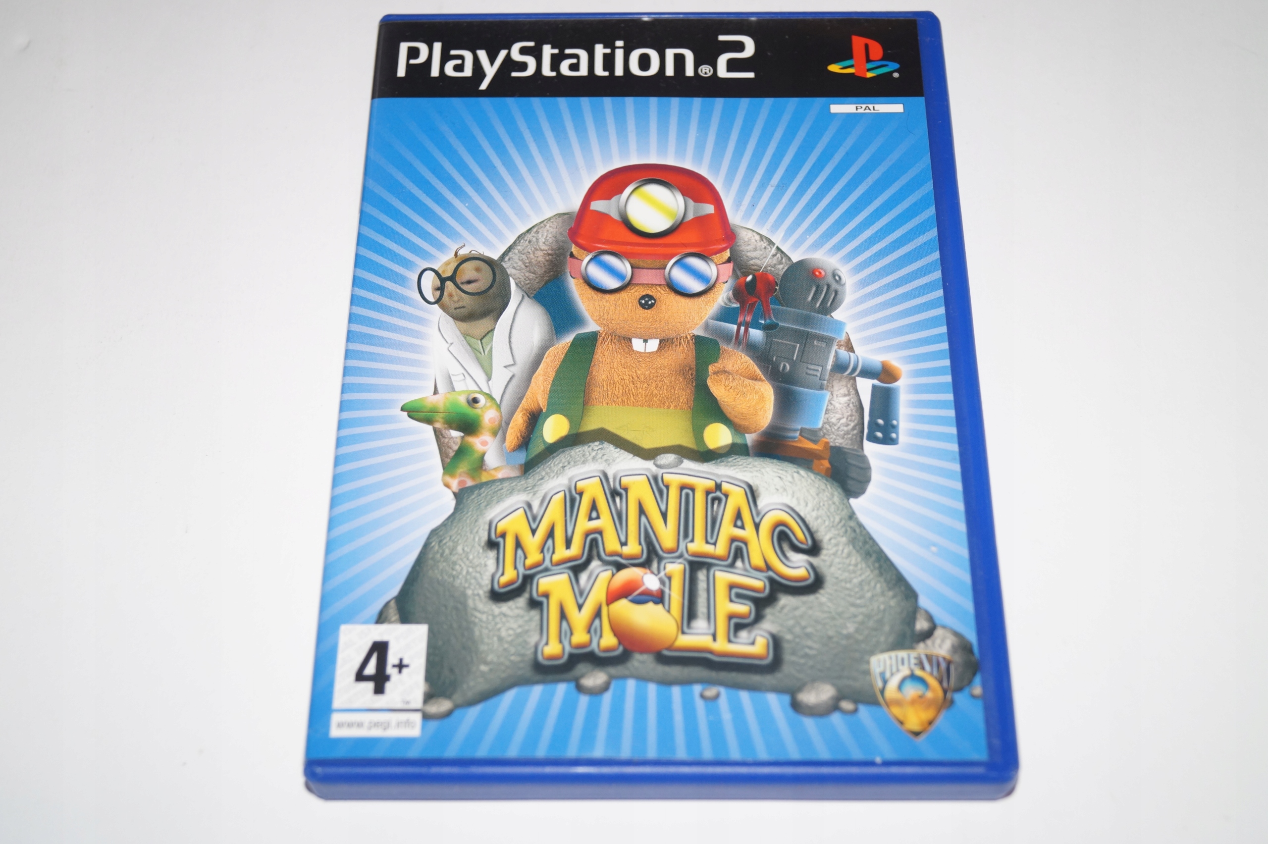 Gra MANIAC MOLE Sony PlayStation 2 (PS2) Platforma Sony PlayStation 2 (PS2)