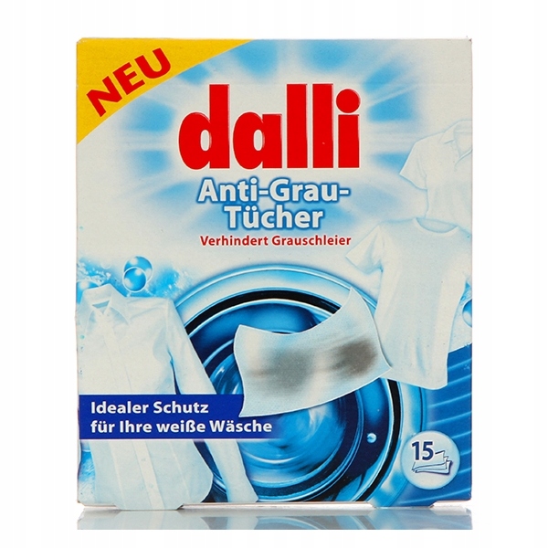 

Dalli Chusteczki Do Prania Wyłapujące Do Bieli 15s