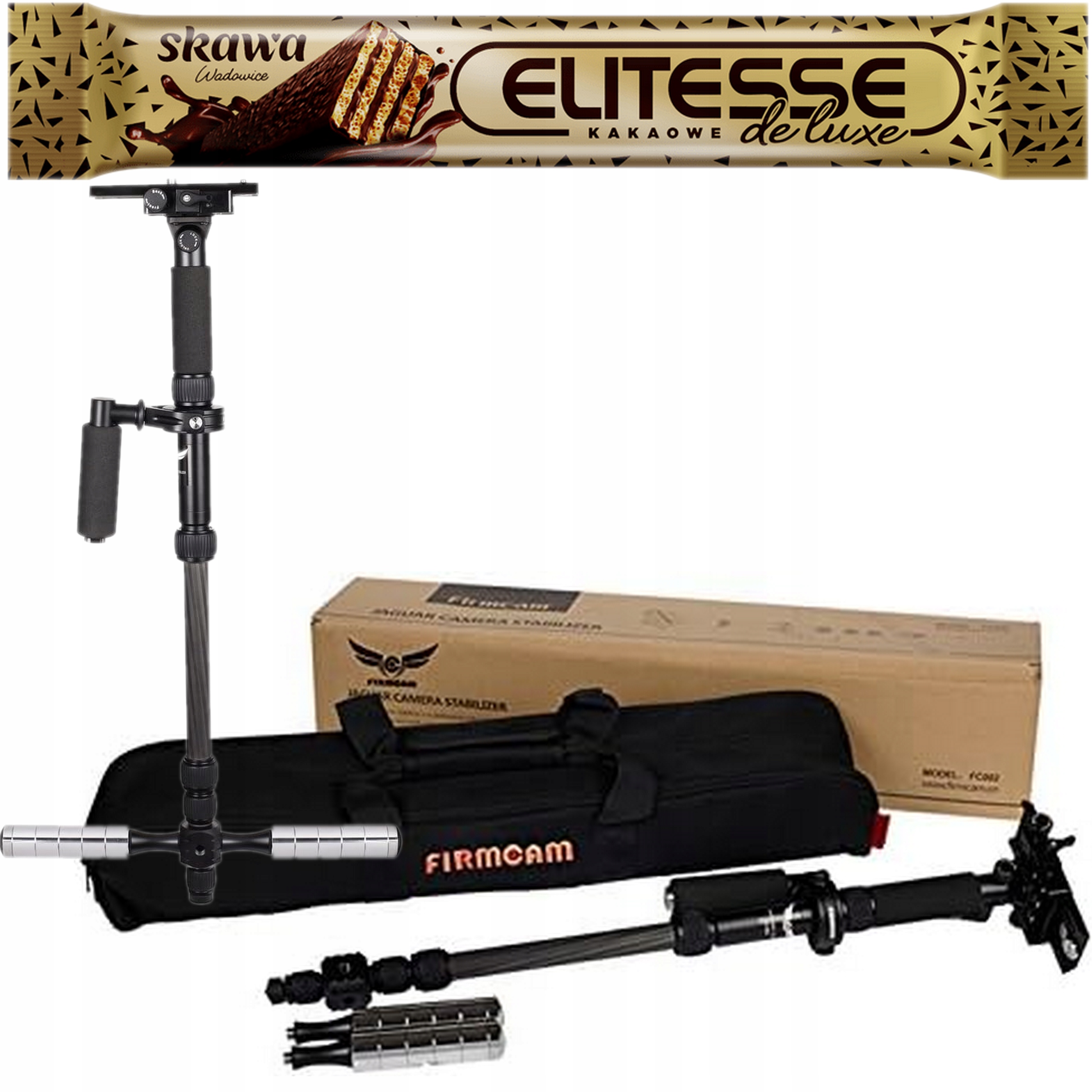 Firmcam Stabilizátor fotoaparátu FC002-1 Stabilizátor Monopod Stativ 3 v 1