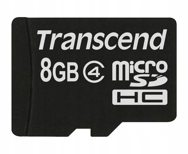 Karta Transcend MicroSDHC 8 Gb triedy 4, bez adaptéra TS8GUSDC4