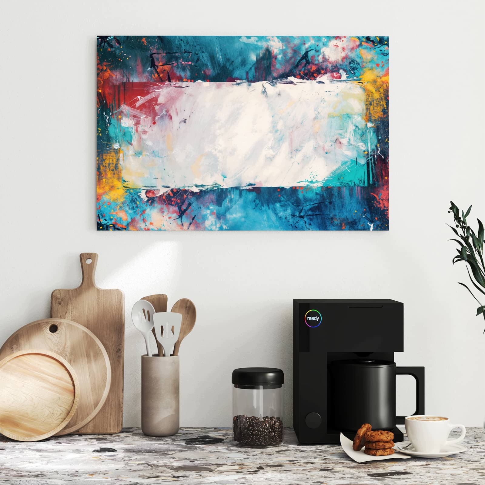 Magnetická tabule Abstraktní umění Tvar 60 × 40 cm