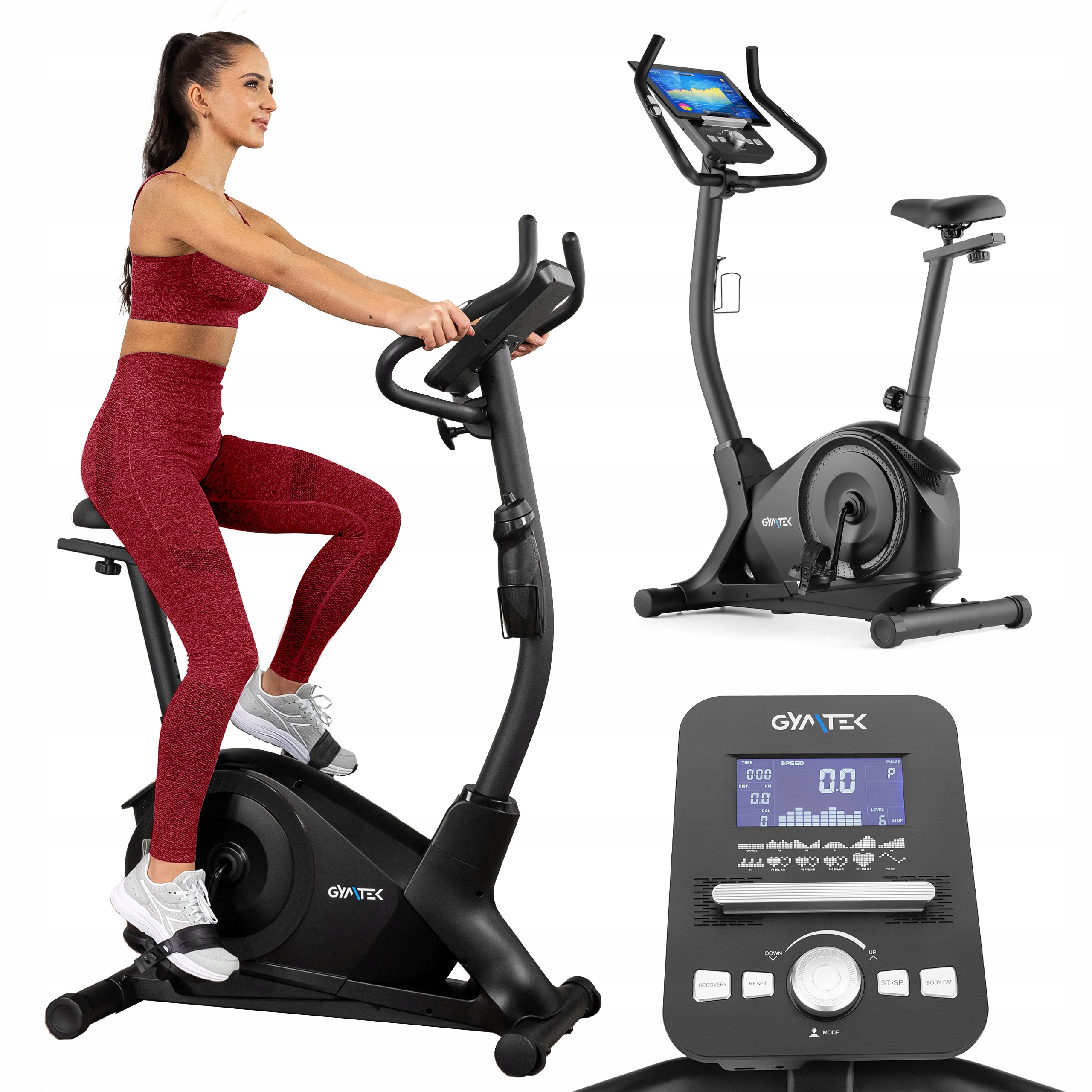 Rower Stacjonarny Magnetyczny Rowerek Treningowy Fitness XB3000 Gymtek