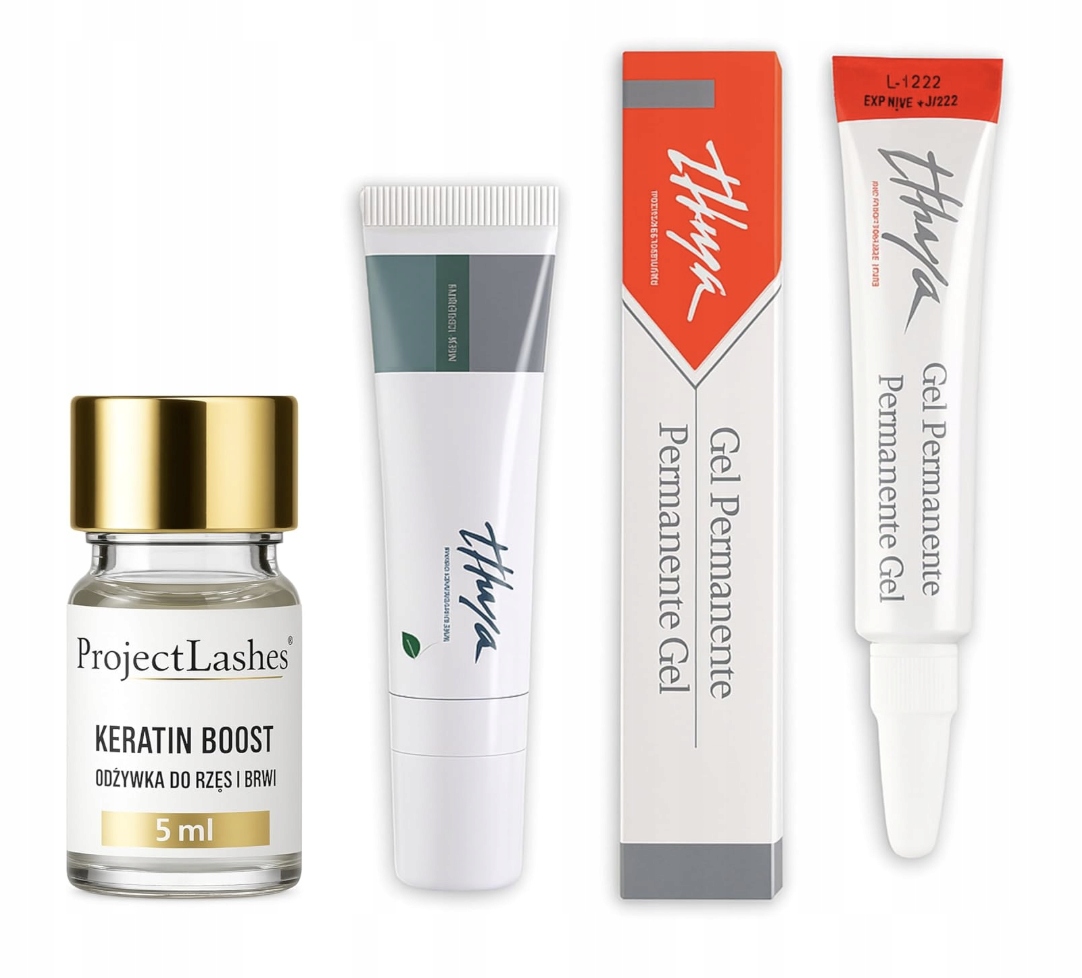 Lifting rzęs laminacja brwi zestaw Thuya & Pl