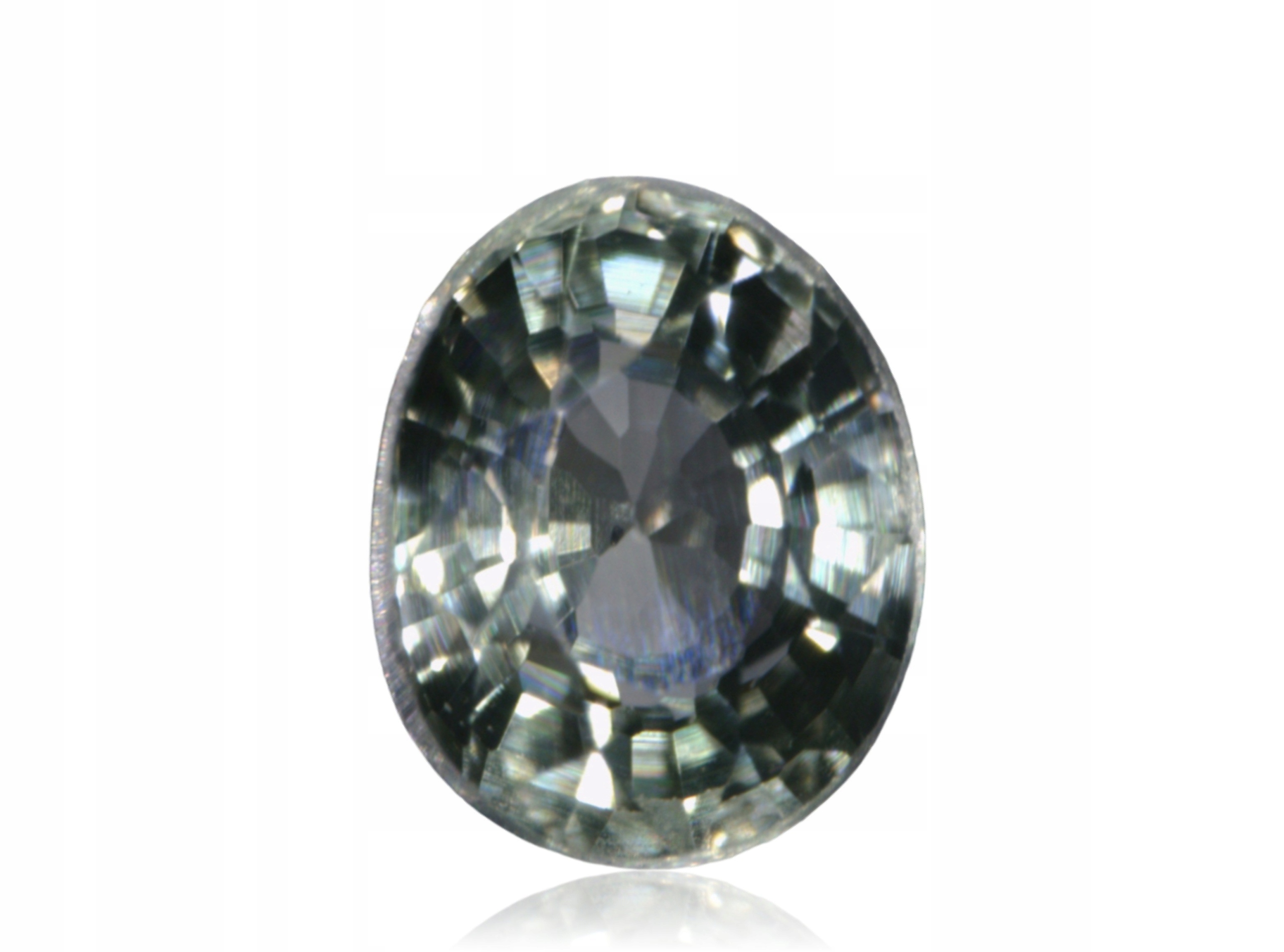 Přírodní Safír 0.29ct Zelený Ovál eCertifikát Wbd