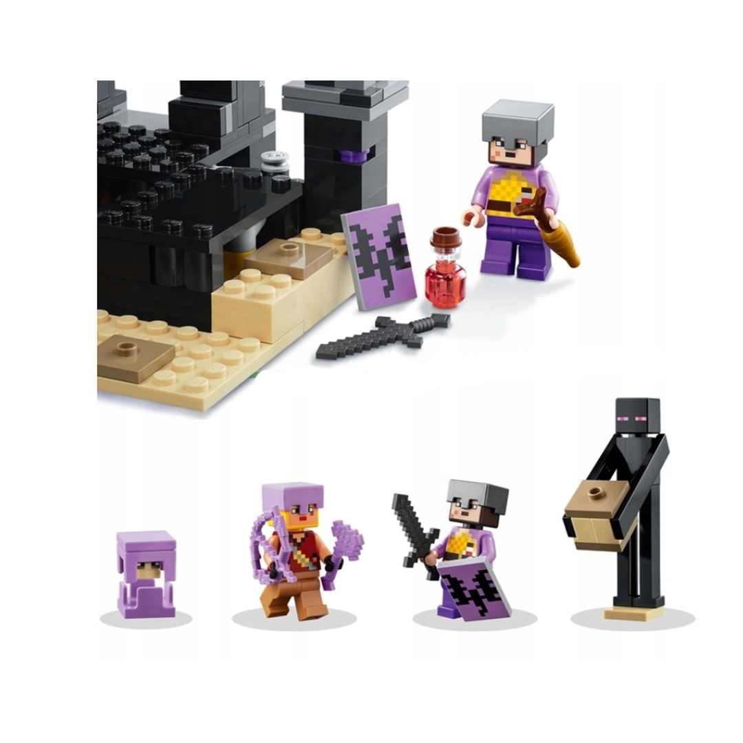 LEGO klocki Minecraft Arena Endu / 21242 + torba prezentowa Marka LEGO