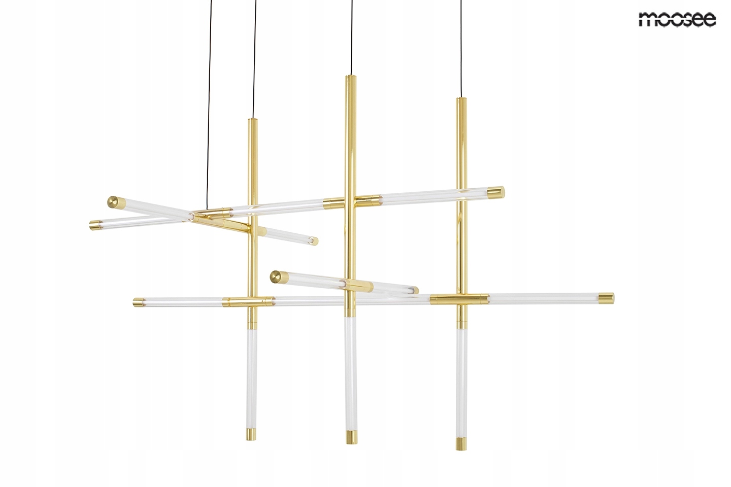 Moosee lampa wisząca Mikado S złota