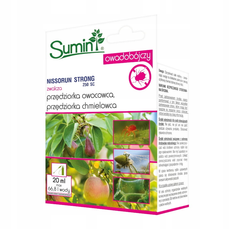 

Nissorun Strong 250 Sc zwalcza przędziorki 20 ml