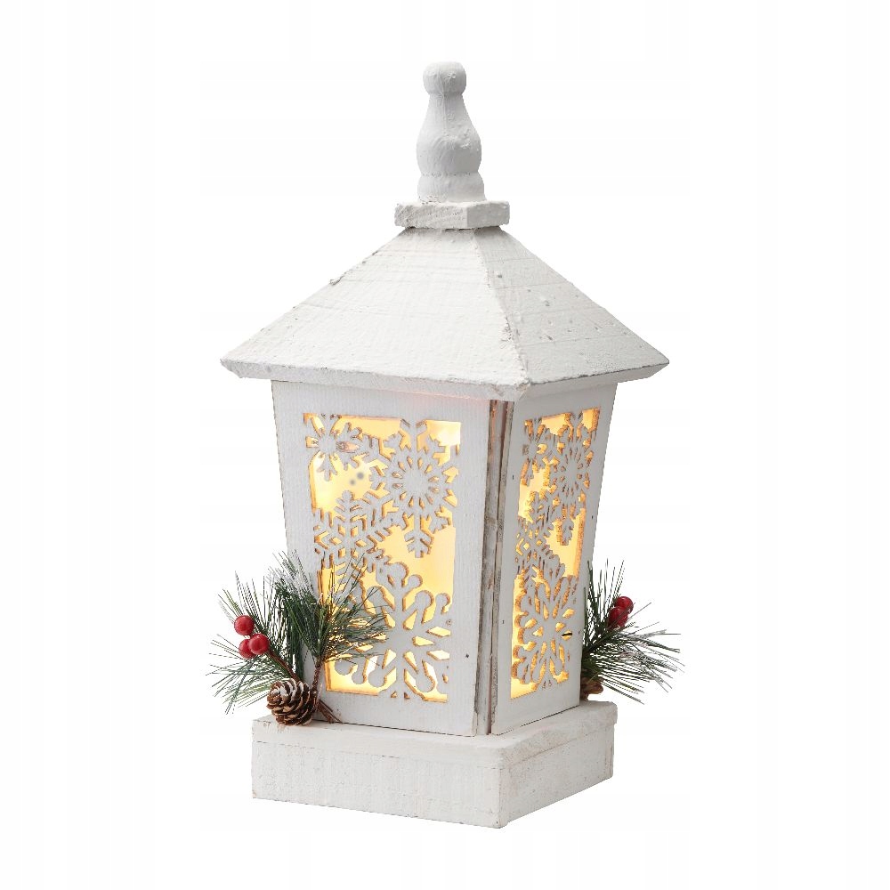 Villa Italia Led vánoční lampa bílá 35 cm San Nicola