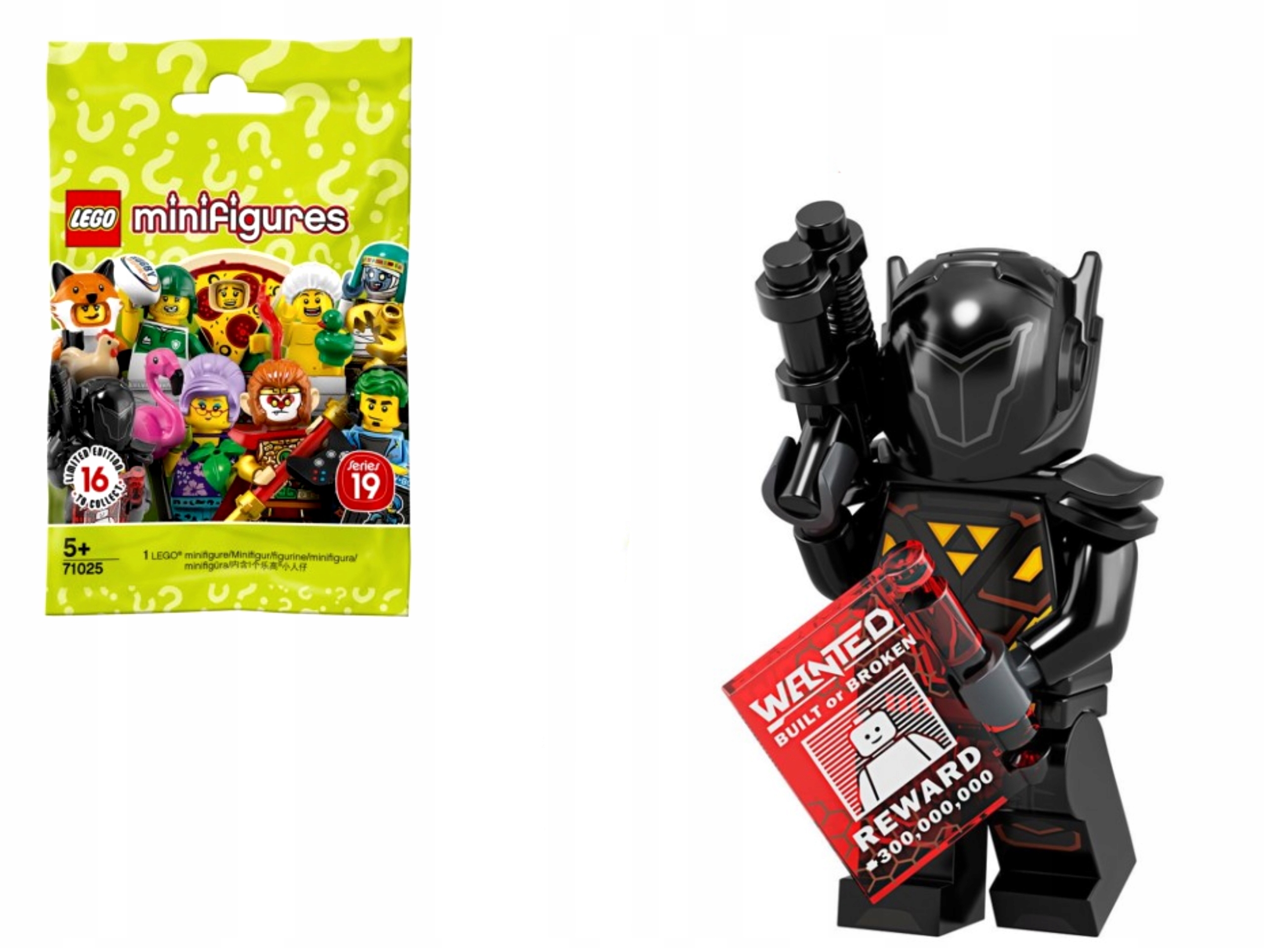 

Lego Minifigures- Seria 19 Galaktyczny łowca 71025