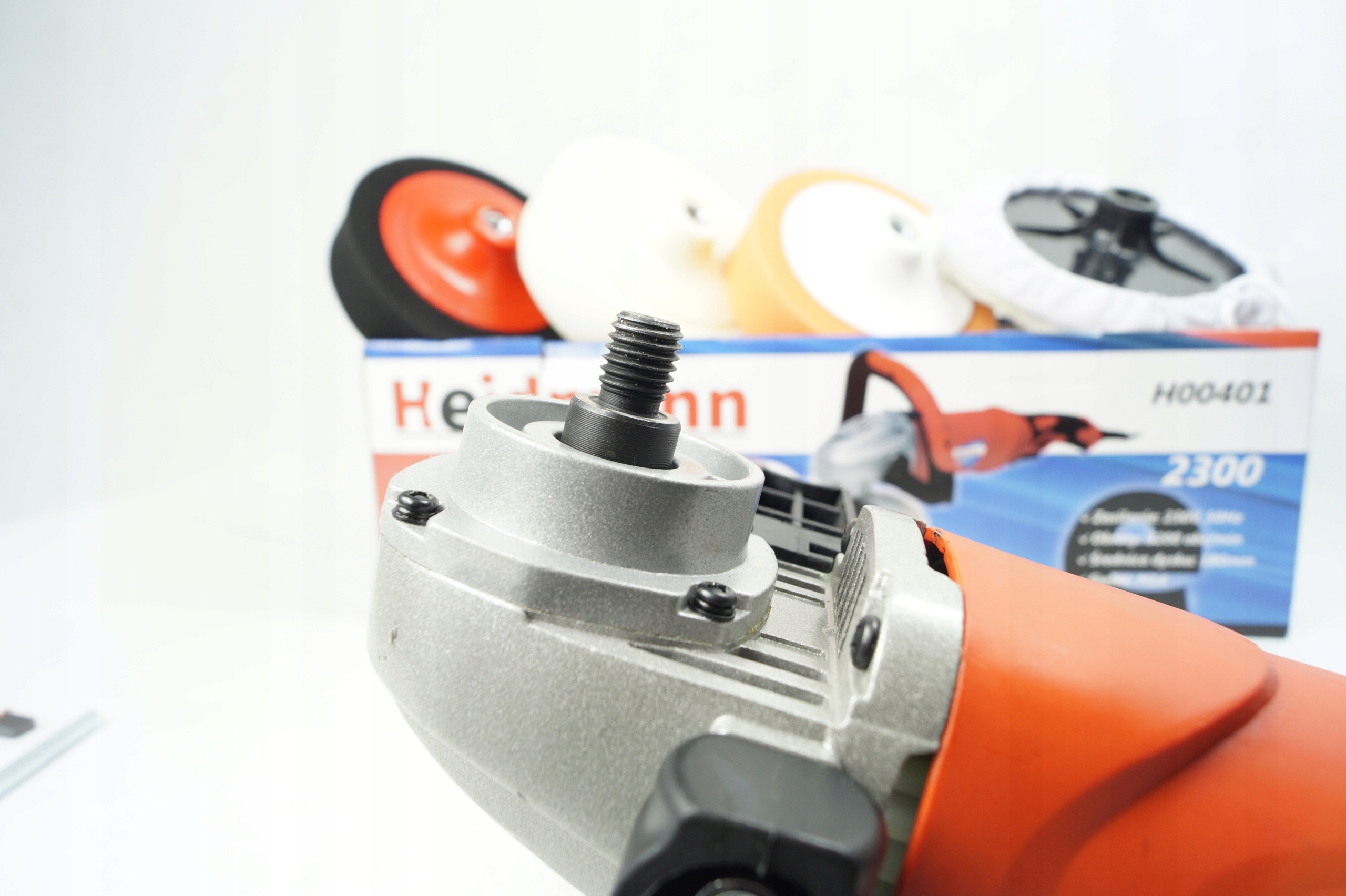 POLERKA Z REGULACJĄ OBROTÓW + GĄBKI POLERSKIE Kod producenta Polerka Heidmann geko