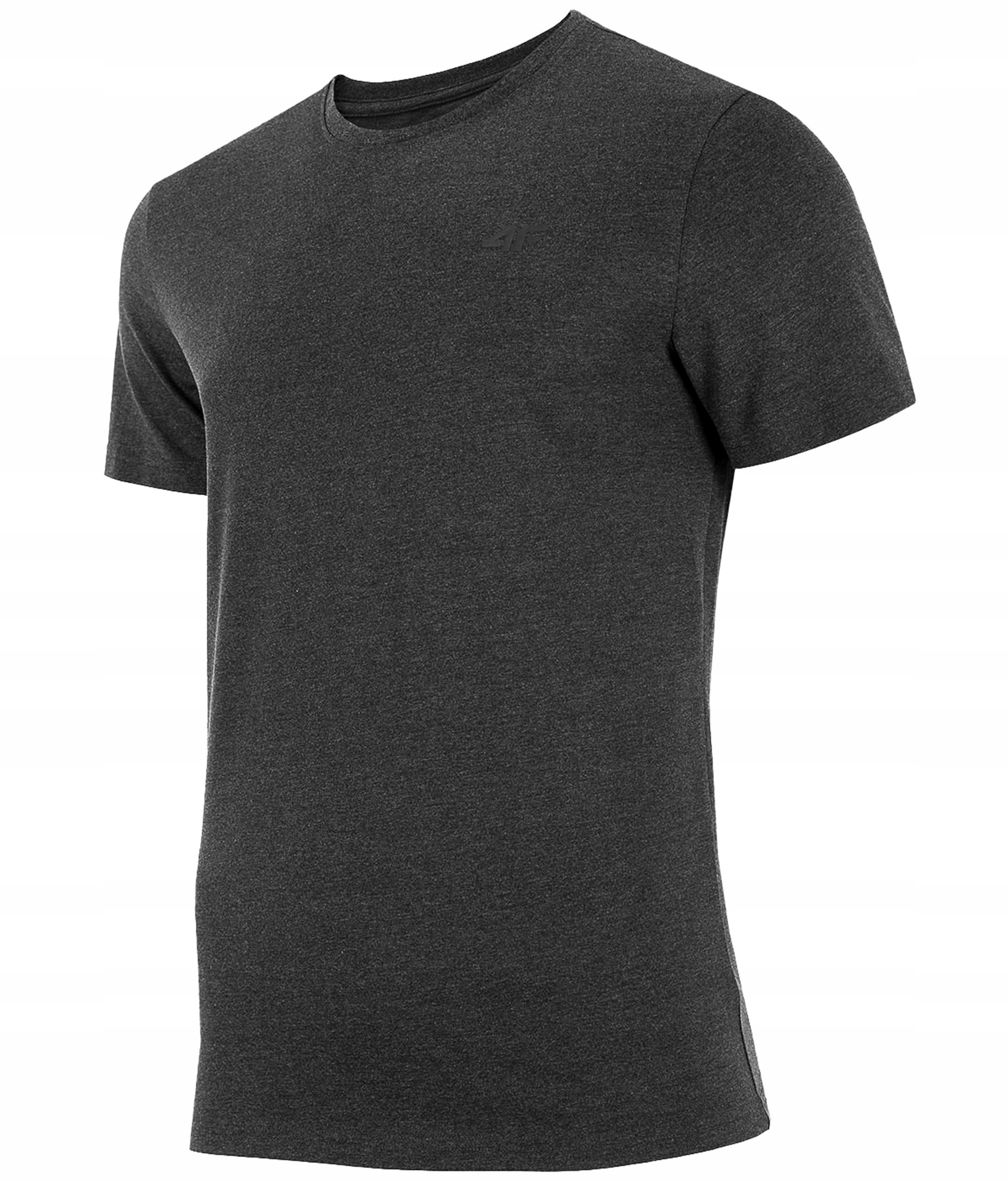T-SHIRT 4F MĘSKI H4L22 TSM352 SZARY R. XL