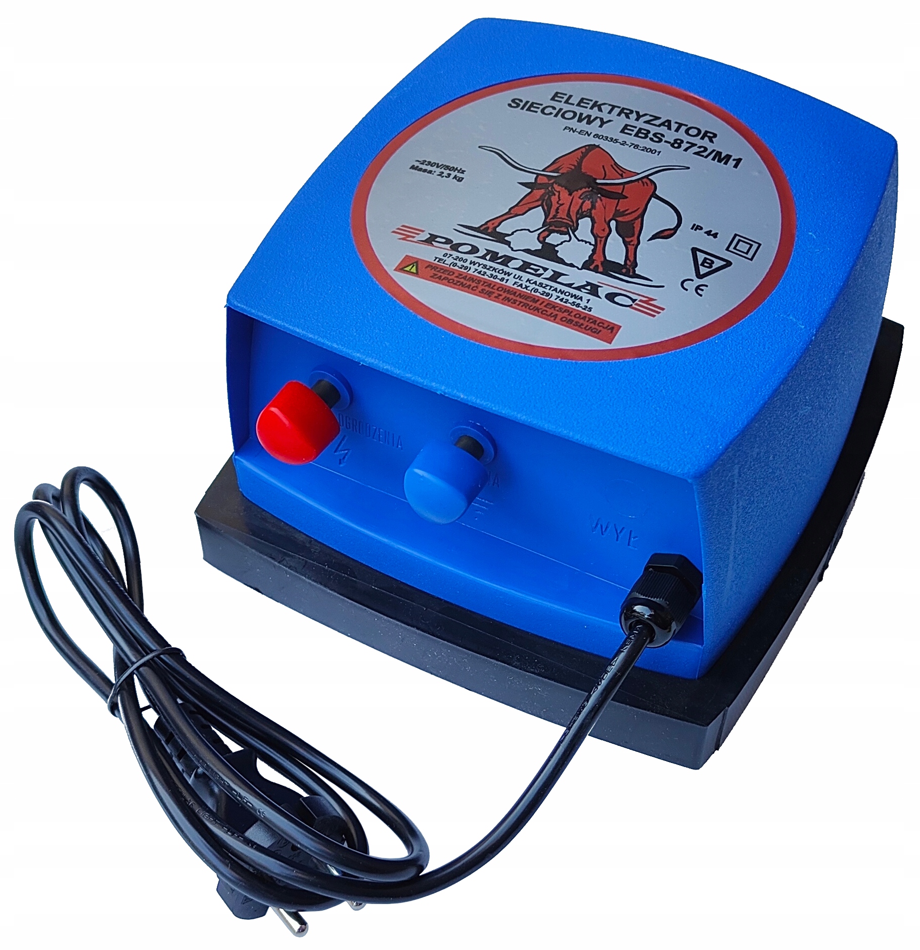 

Elektryzator pastuch elektryczny na dziki Ebs 2,4J