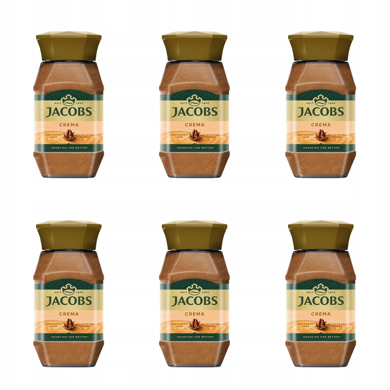 Jacobs Crema Káva 100 g X6