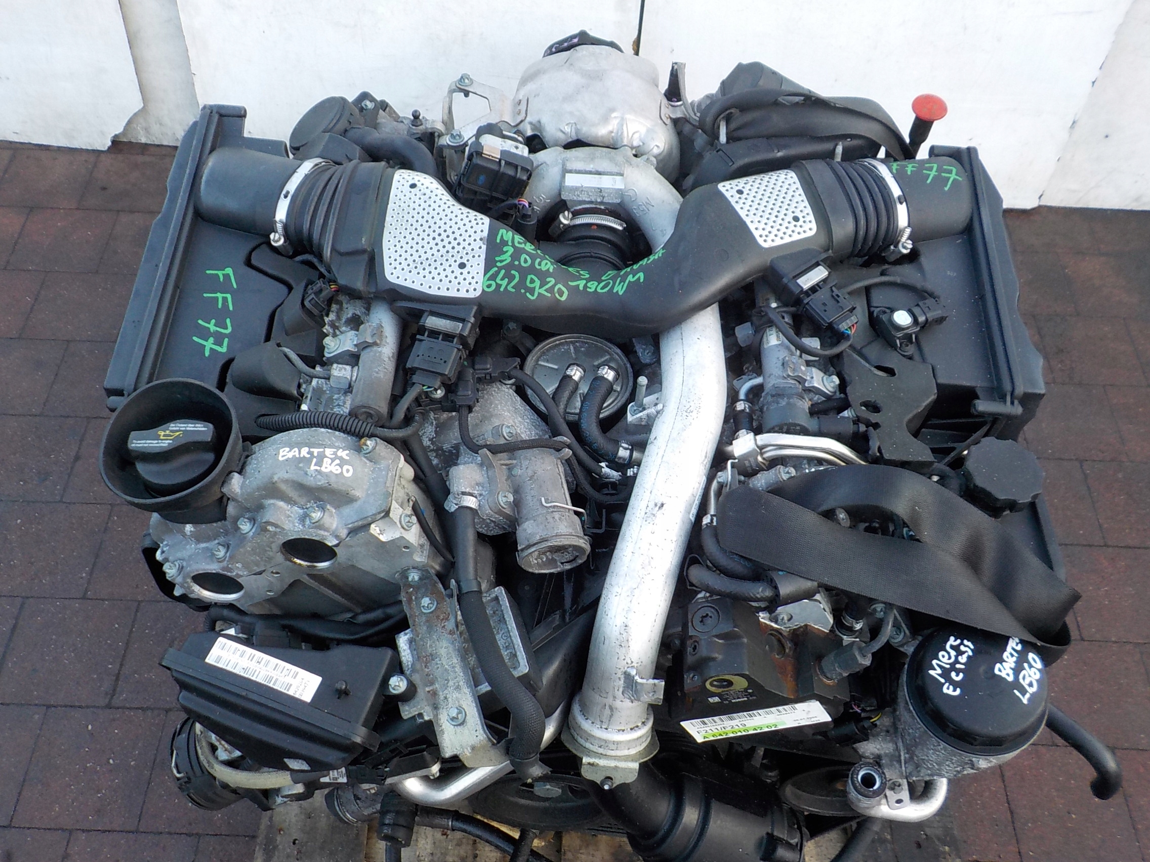 MERCEDES W211 05r W219 CLS 3.0 CDI 190KM Двигатель 642920 комплектный