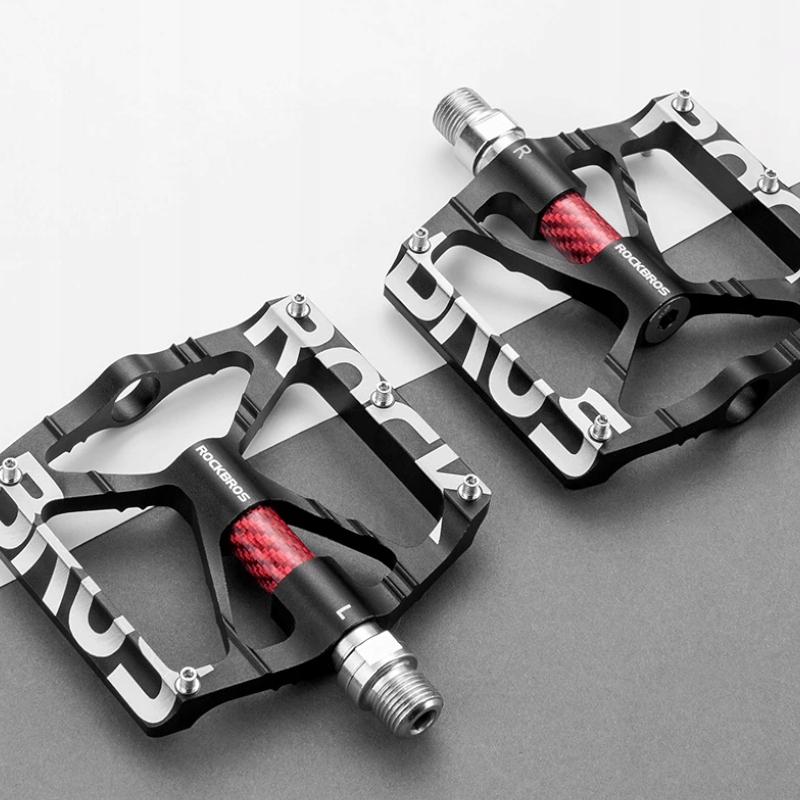 PEDAŁY ROWEROWE ALUMINIOWE PLATFORMY ROCKBROS Kolor dominujący czarny