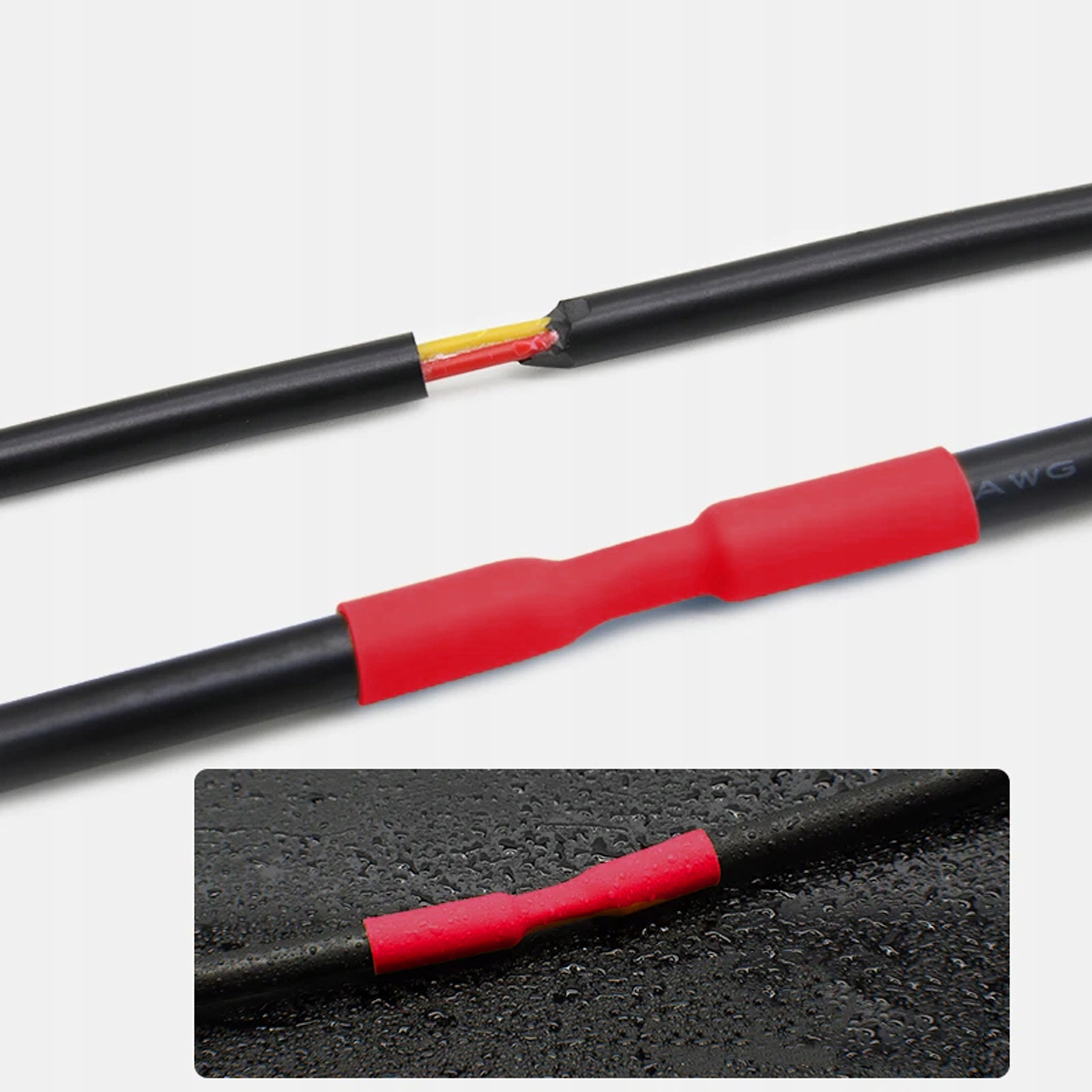 1m RURKA TERMOKURCZLIWA IZOLACJA KOSZULKI 10mm 5mm OCHRONNA CZERWONA MOCNA Nazwa 75-525#