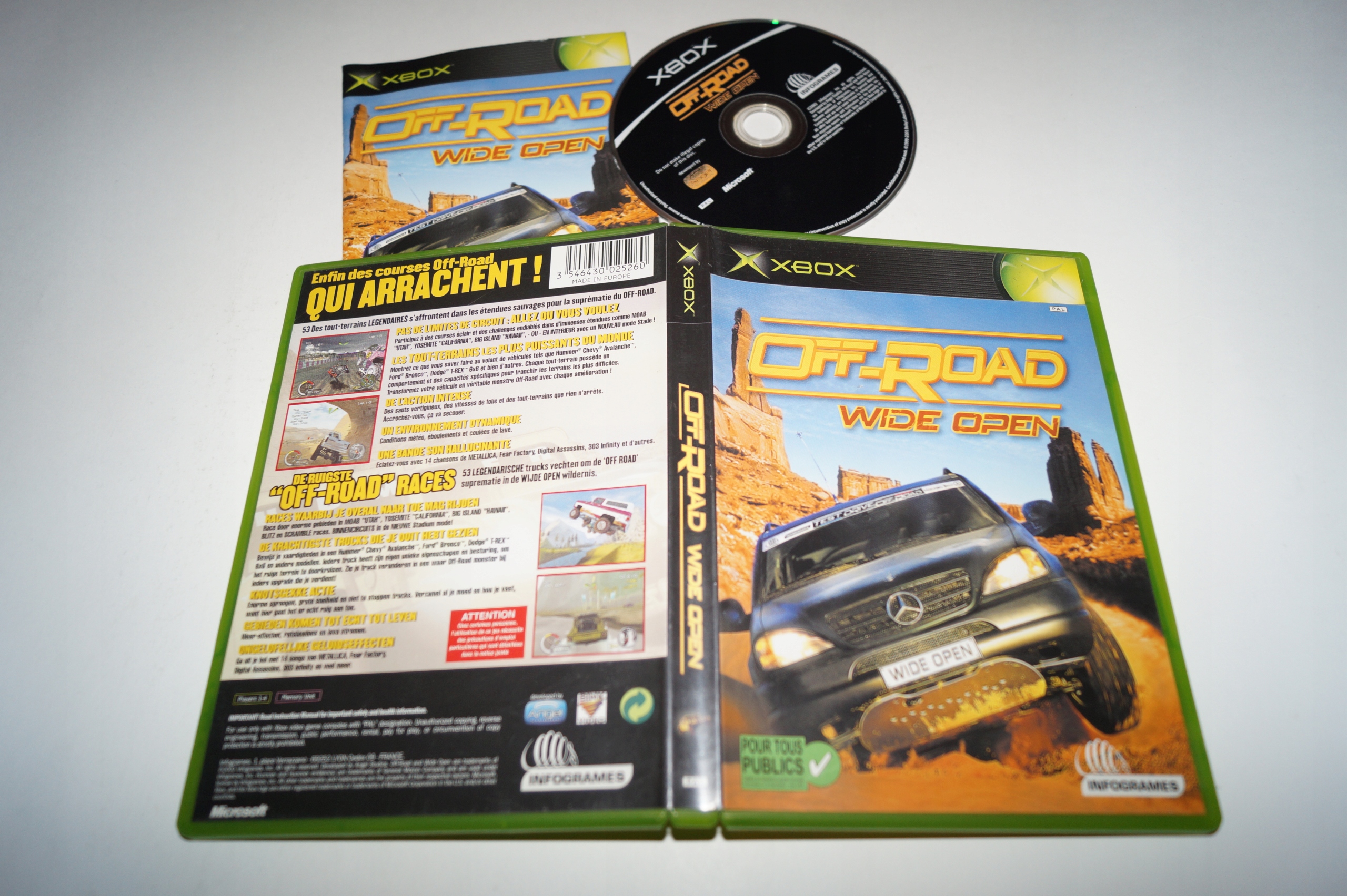 Gra OFF-ROAD WIDE OPEN Microsoft Xbox Tematyka wyścigi