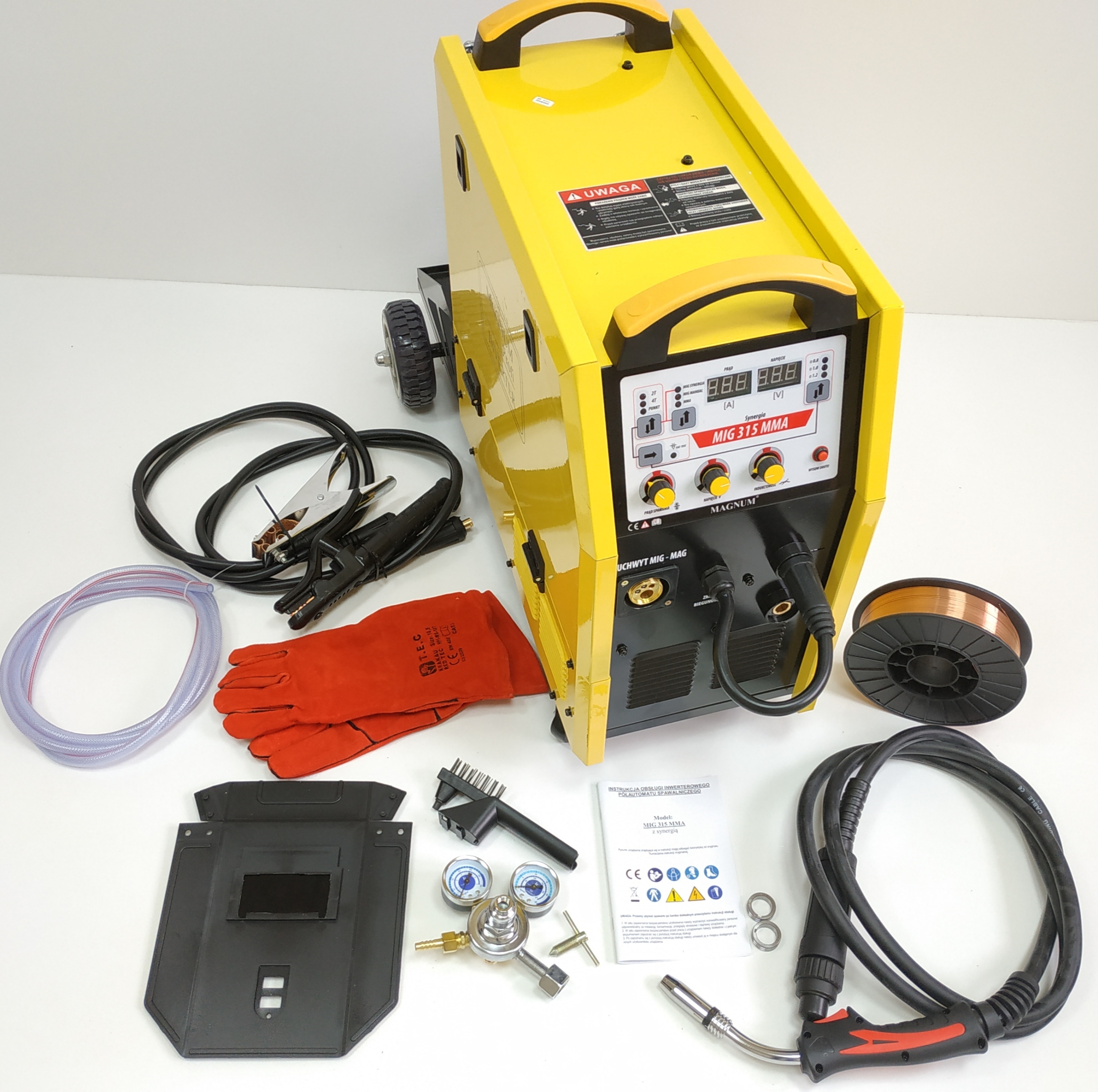 Spawarka INWERTOR Migomat MAGNUM MIG 315 SYNERGIA Marka Magnum