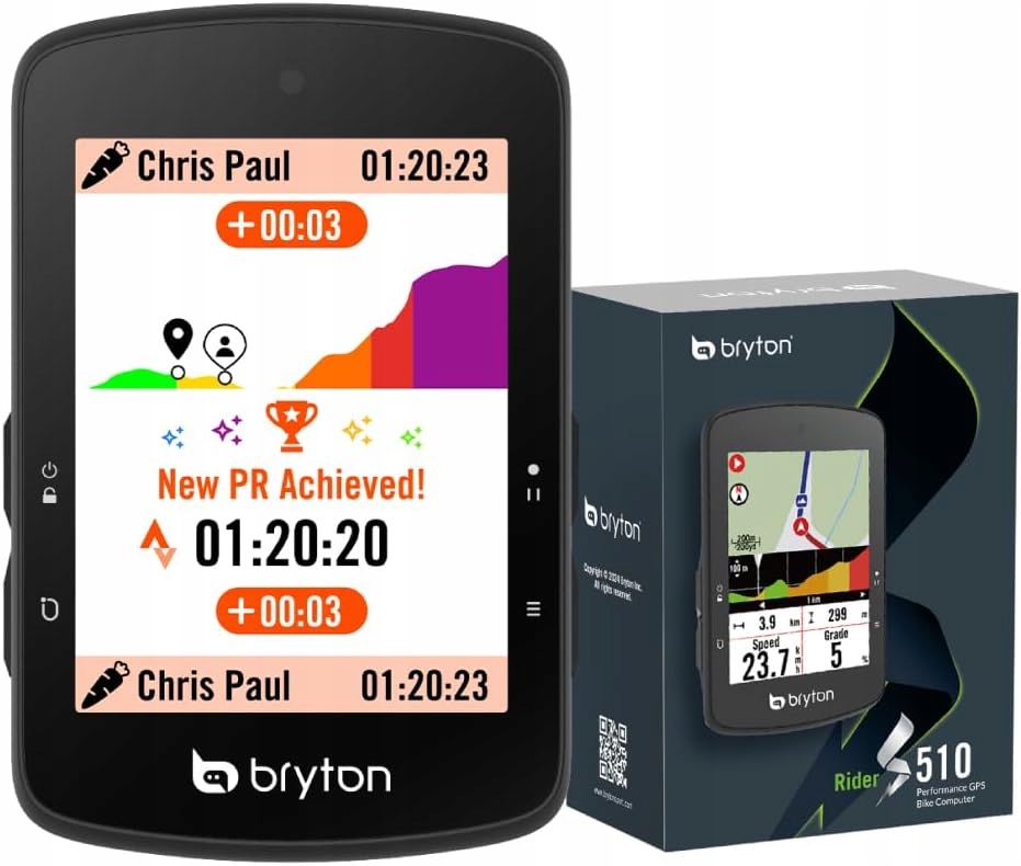Displej na kolo Bryton Rider S510 dotykový 2,8"