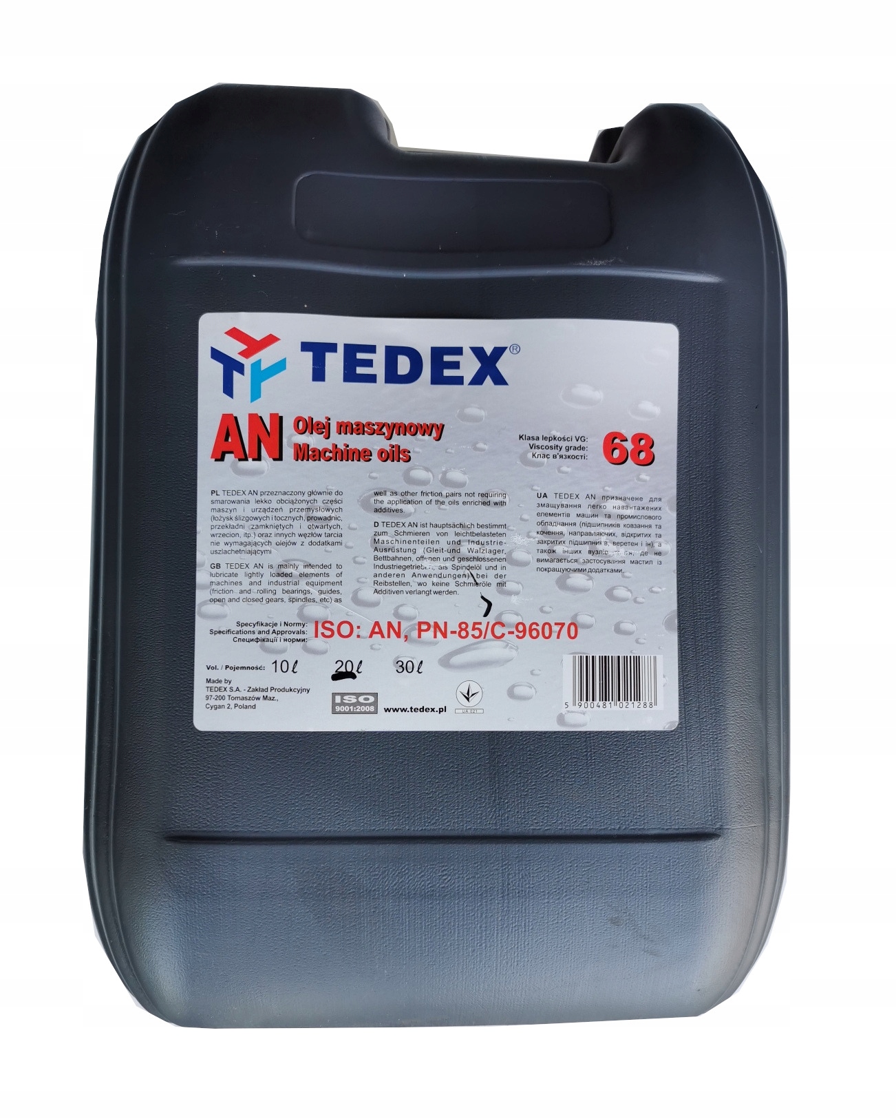 TEDEX МАШИННОЕ МАСЛО AN 68 20L