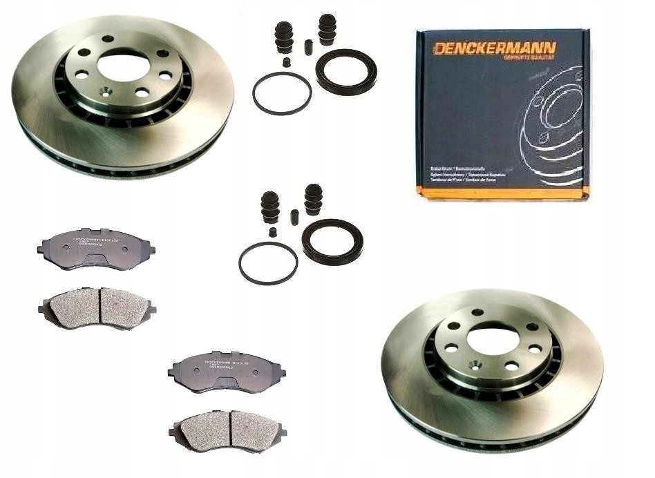 Kotouče Reperaturní Destičky Daewoo Lanos 14" Přední Sada 256 MM
