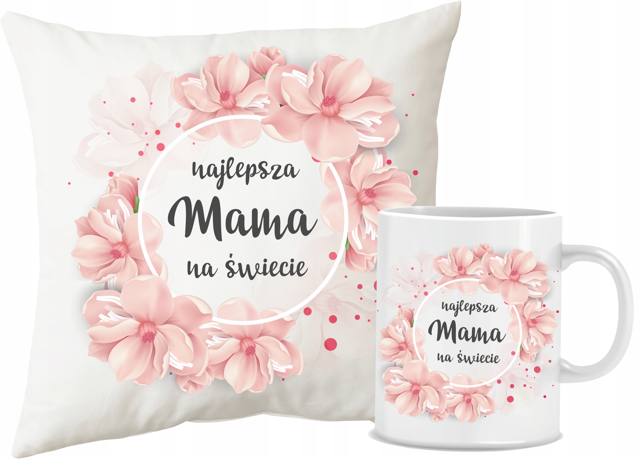 

Zestaw Poduszka Kubek Dzień Mamy Matki