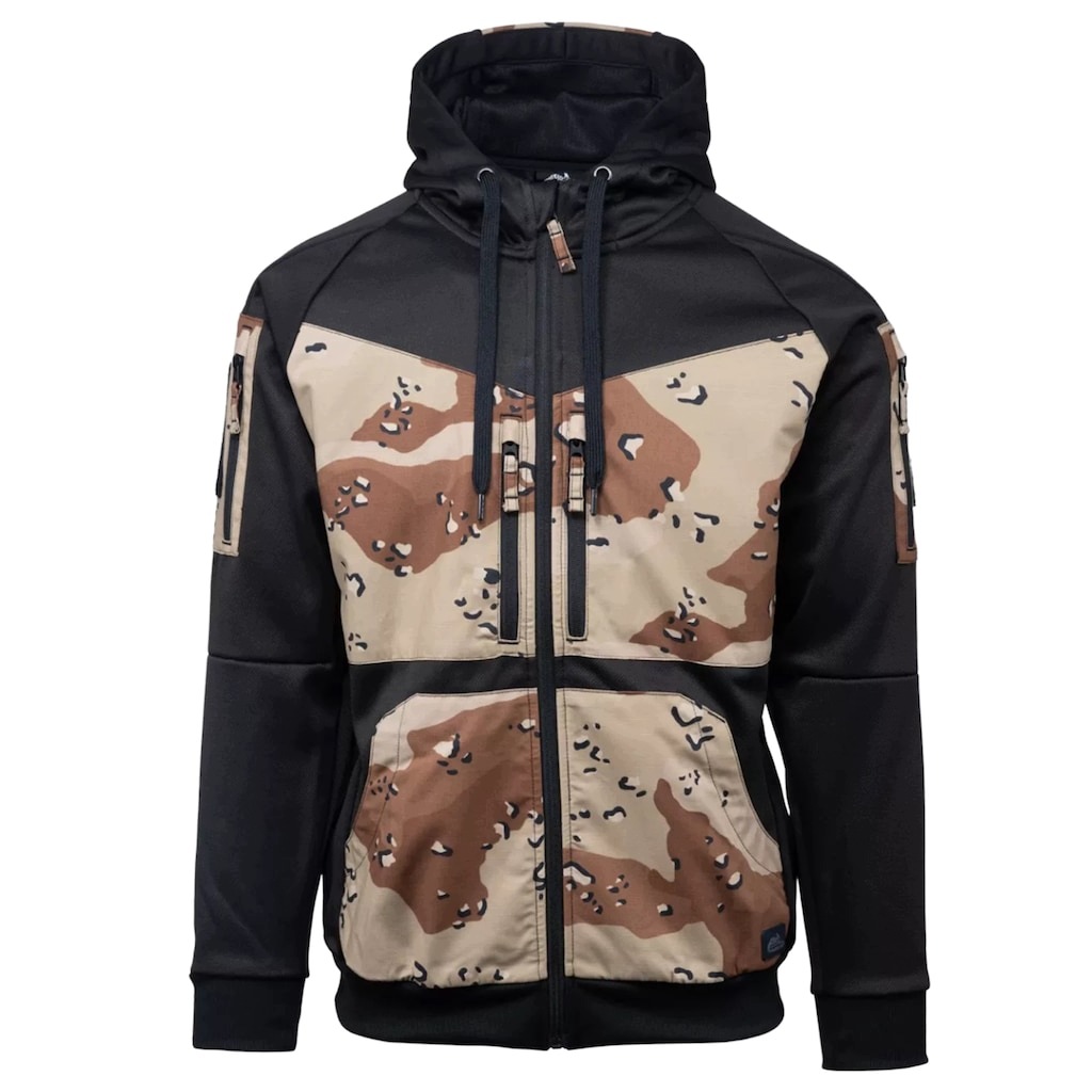 Mikina s kapucí Helikon-Tex Rogue Hoodie Black/6 Color Desert L