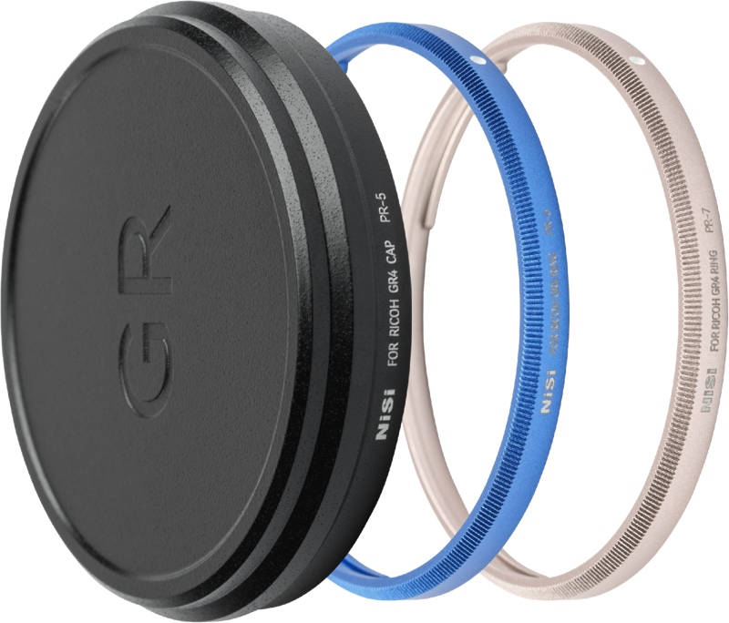 NiSi Sada dvou kroužků víčko na objektiv pro Ricoh Gr IV
