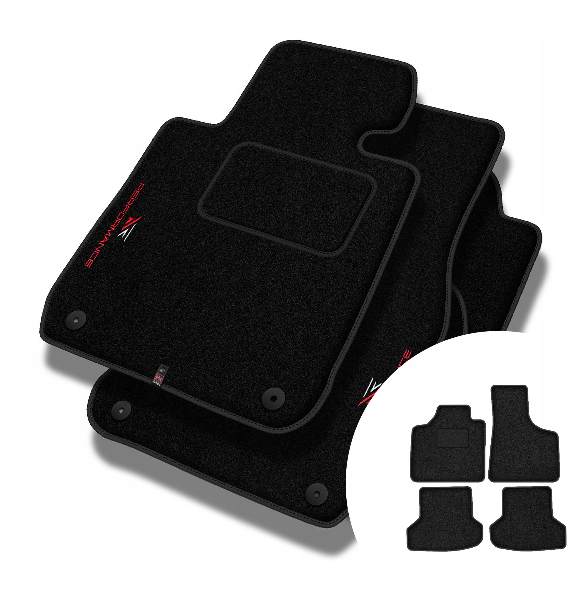 Velurové koberce Performance pro Audi A3 8P 2003-2013