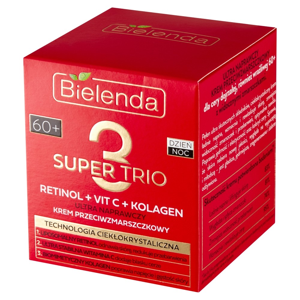 

Bielenda Trio 60+ Ultra Naprawczy Krem przec
