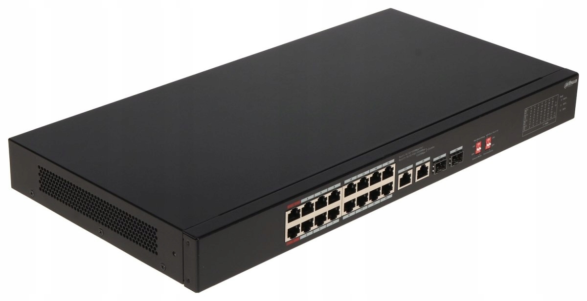 Průmyslový Poe Switch S3218-16ET-135 16PORTOVÝ Sfp Dahua
