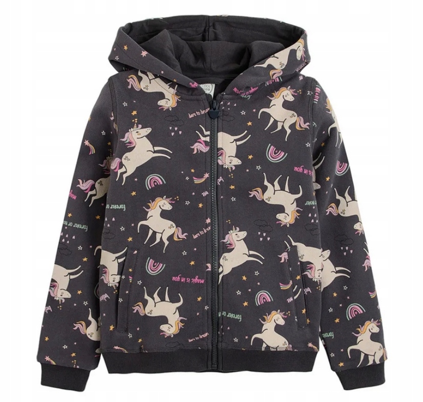 

Cool Club Bluza z kapturem jednorożce r. 122